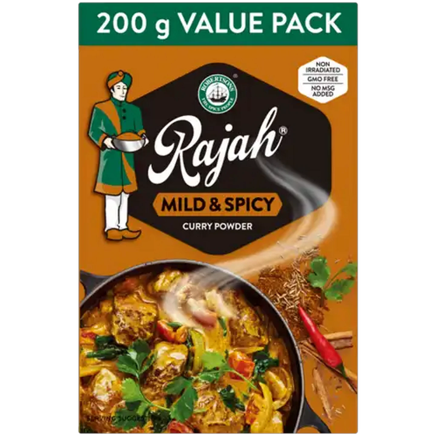 Image of Rajah Mild & Spicy Curry Powder Value Pack 200g