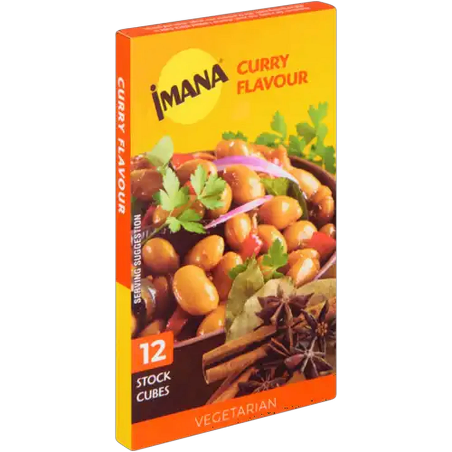 Image of Imana Super Stock Curry Flavoured Cubes 12 Pack