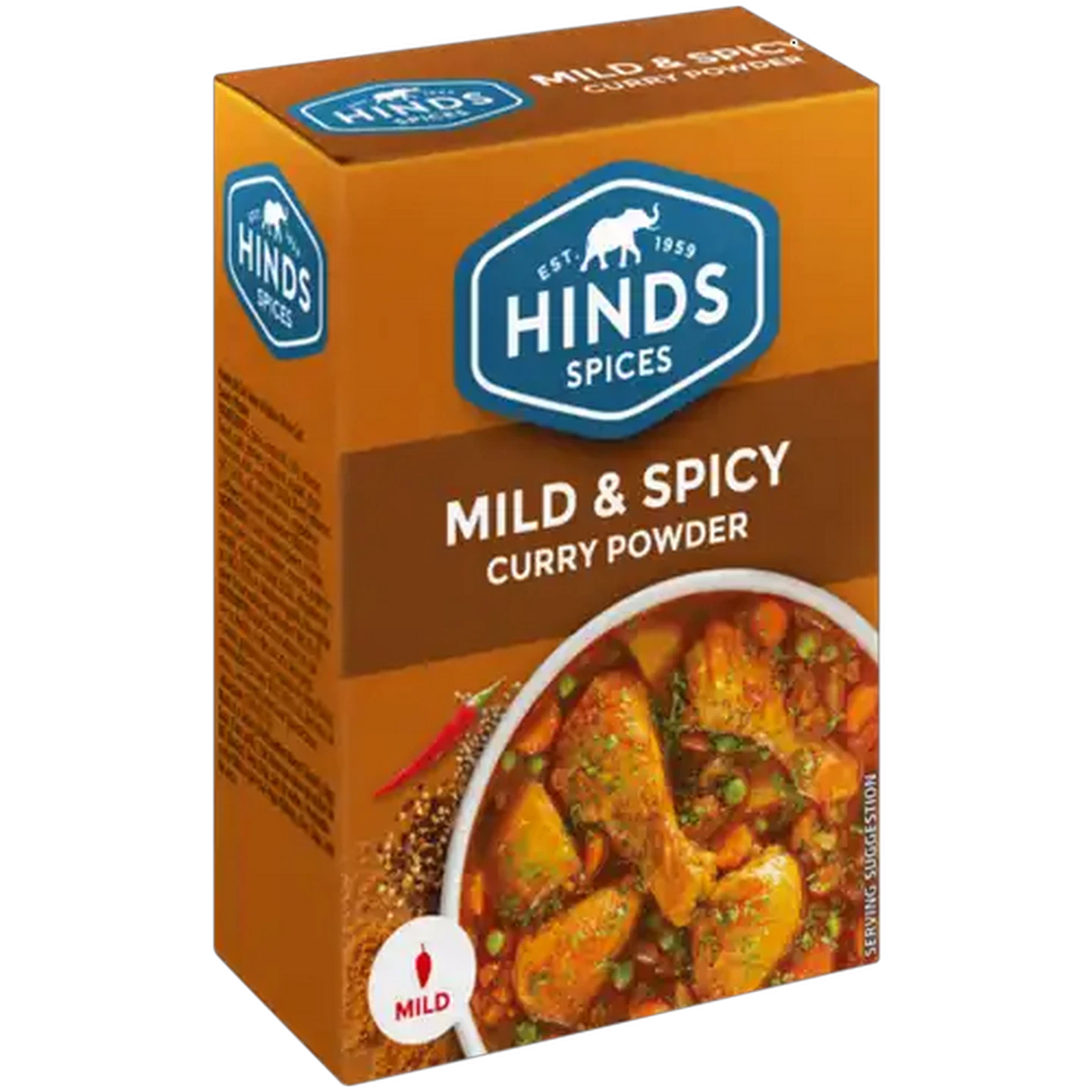 Image of Hinds Spices Mild & Spicy Curry Powder 100g