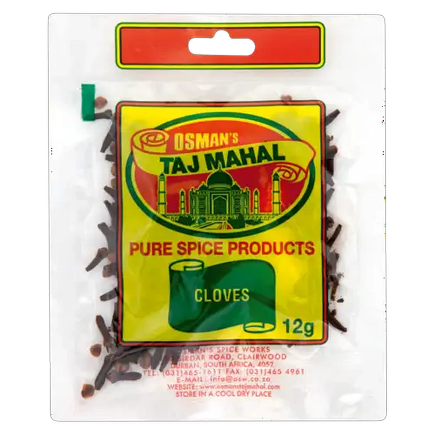 Image of Osman's Taj Mahal Whole Cloves 12g