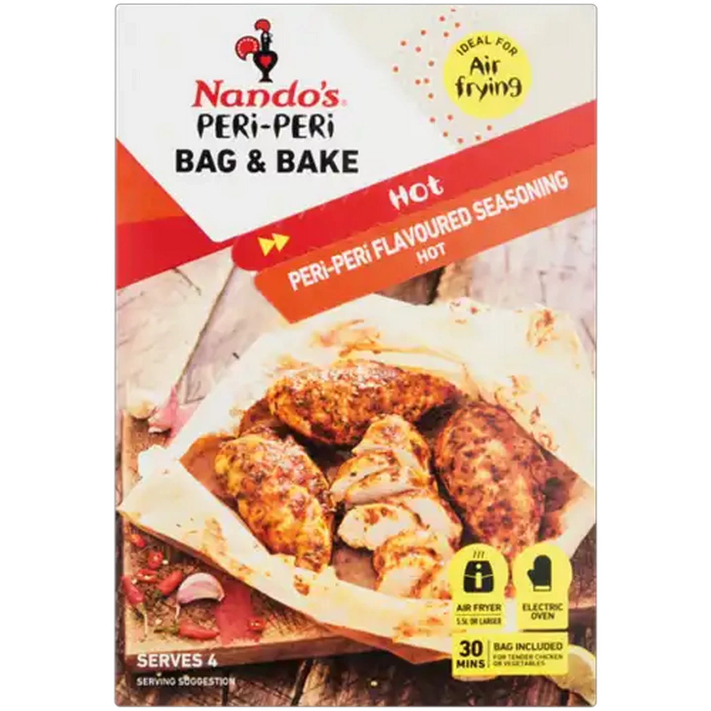Image of Nando's Hot Peri-Peri Bag & Bake 20g