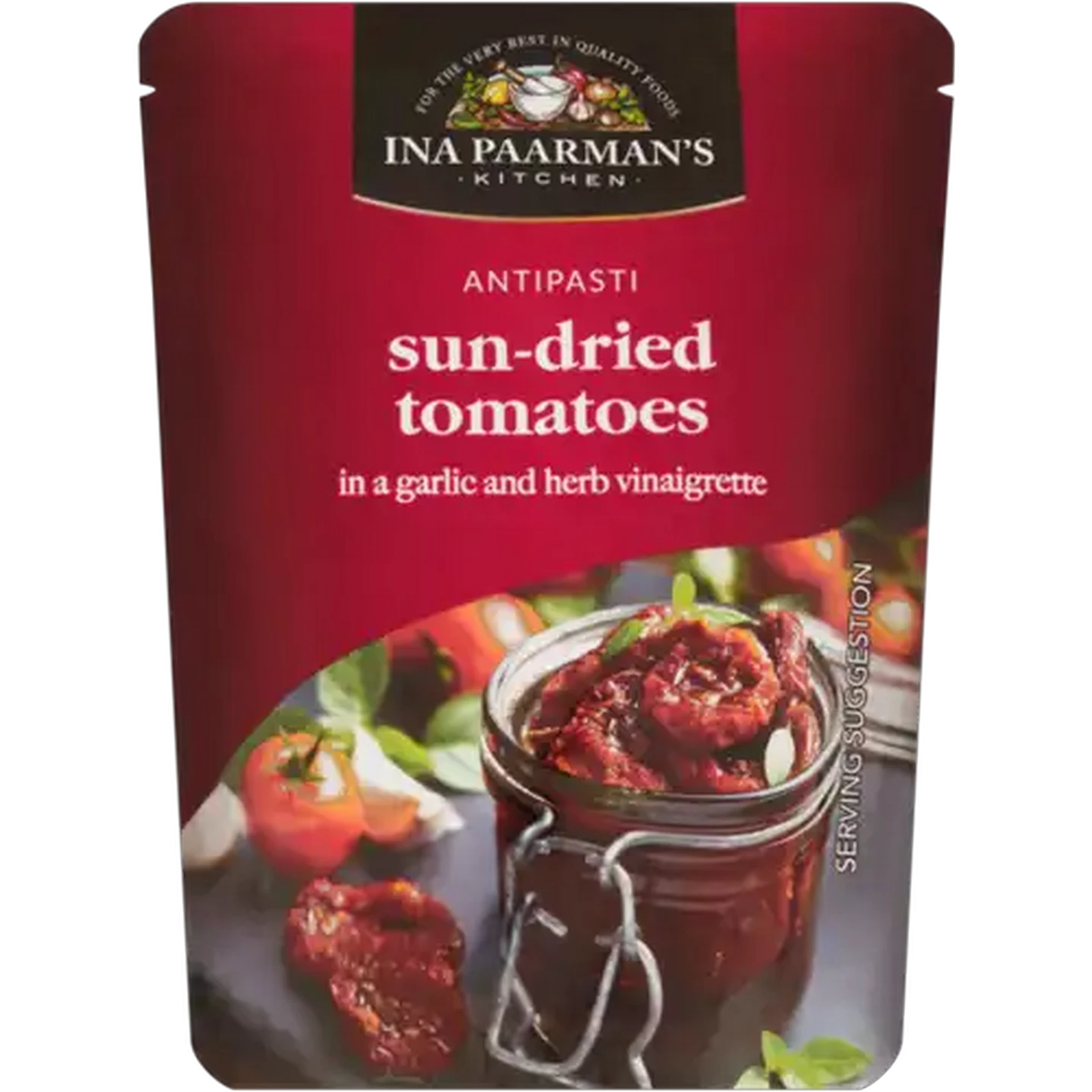 Image of Ina Paarman's Kitchen Sun-Dried Tomatoes In A Garlic & Herb Vinaigrette 240g