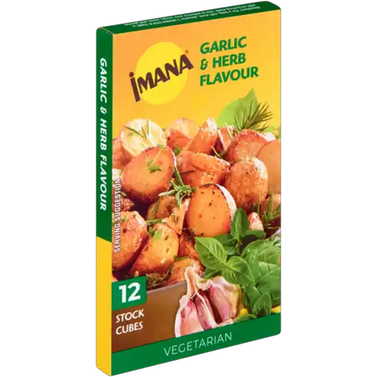 Image of Imana Garlic & Herb Flavoured Stock Cubes 12 Pack
