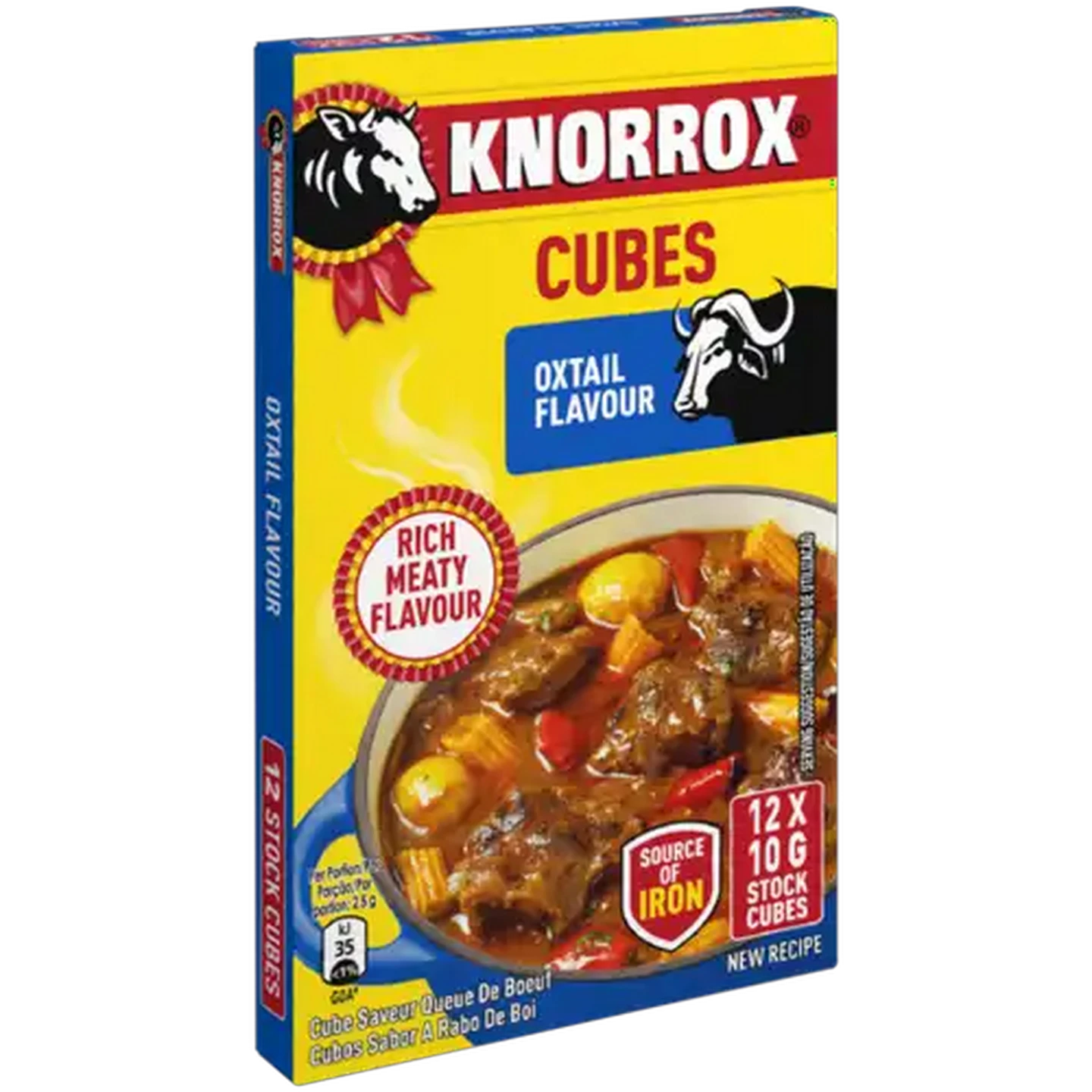Image of Knorrox Oxtail Flavoured Stock Cubes 12 x 10g