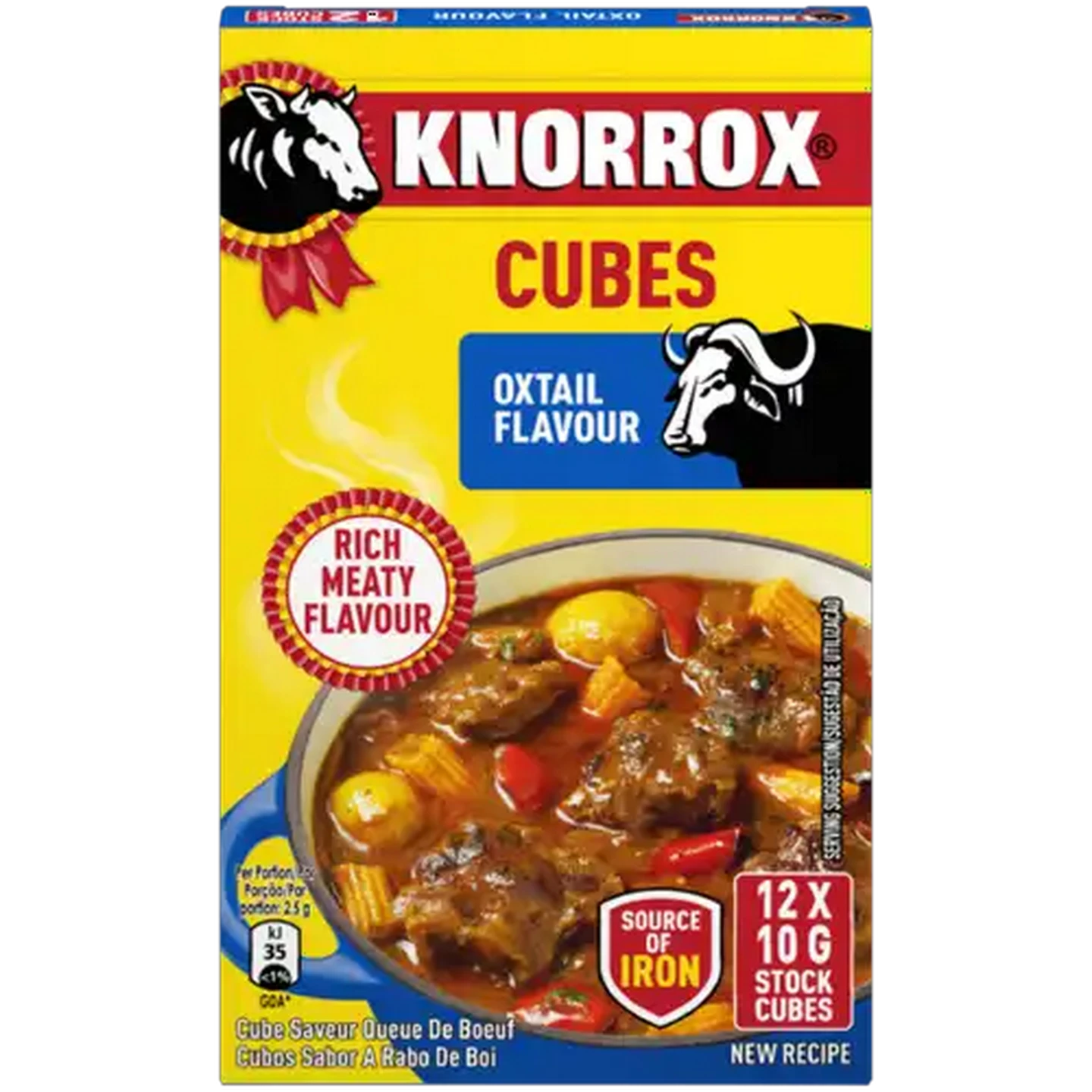 Image of Knorrox Oxtail Flavoured Stock Cubes 12 x 10g