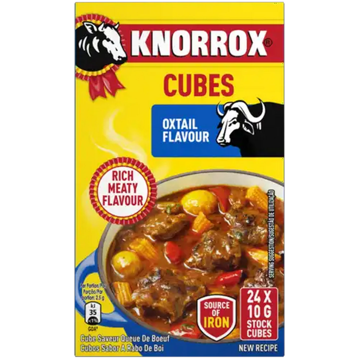 Image of Knorrox Oxtail Flavoured Stock Cubes 24 x 10g