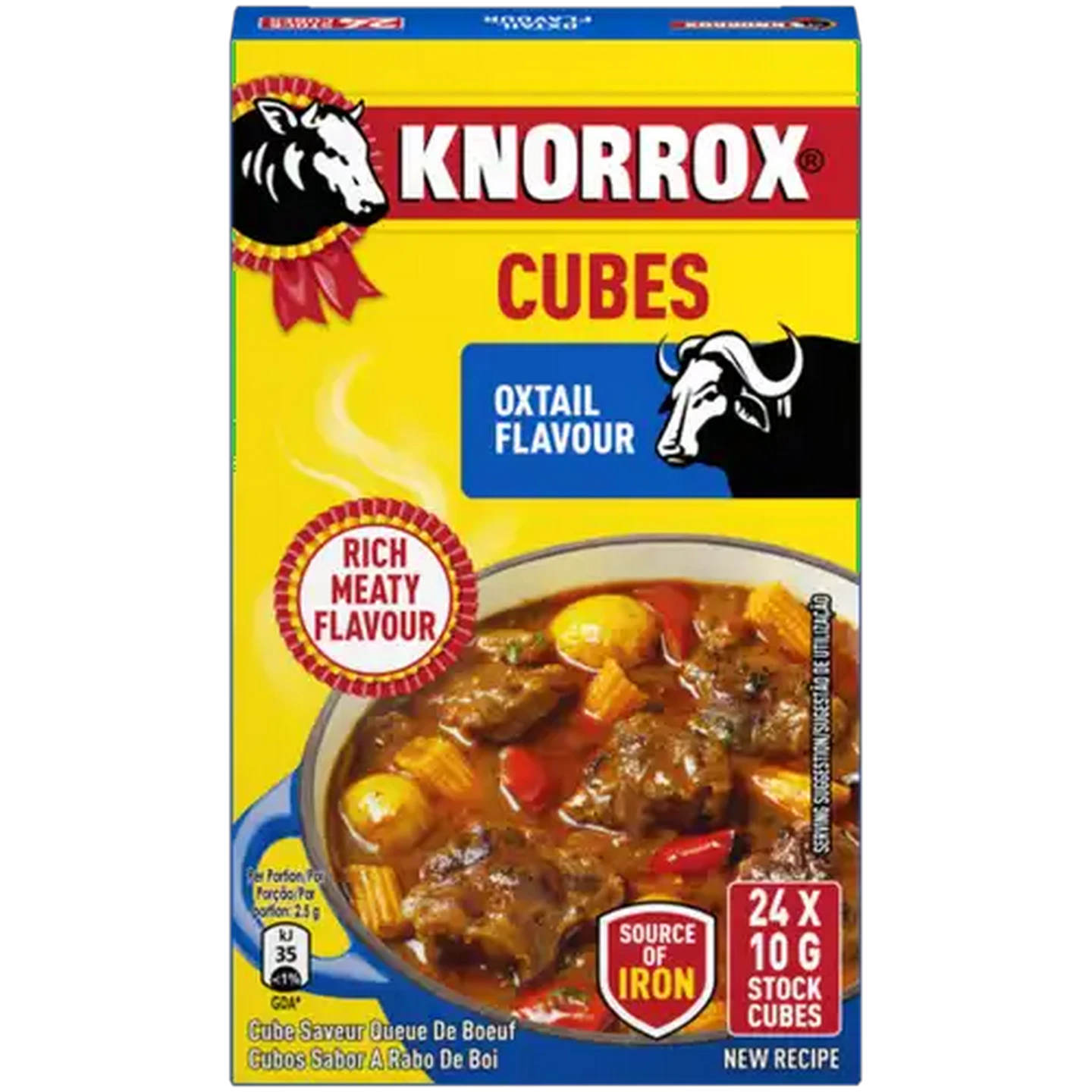 Image of Knorrox Oxtail Flavoured Stock Cubes 24 x 10g