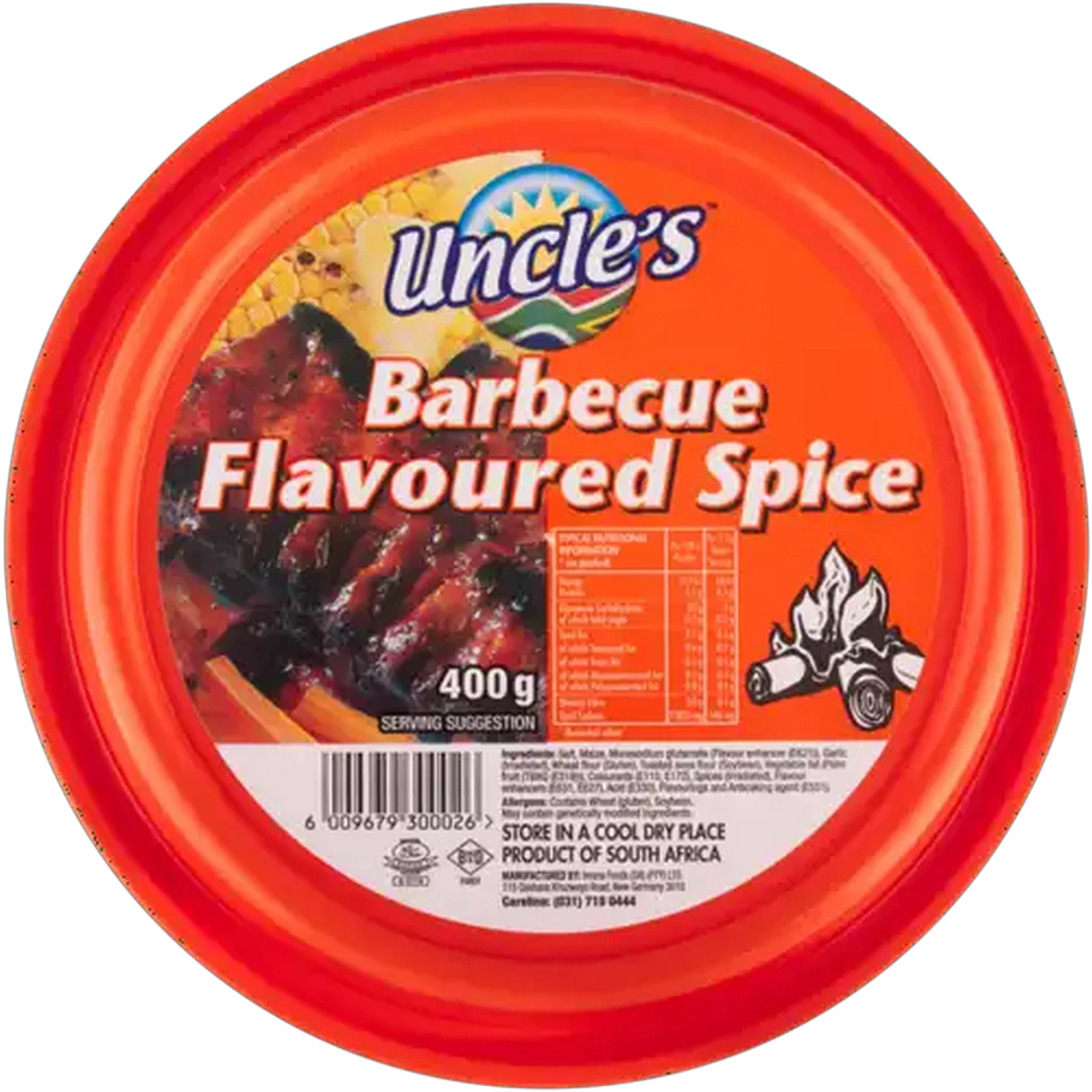Image of Uncle's Barbecue Flavoured Spice 400g