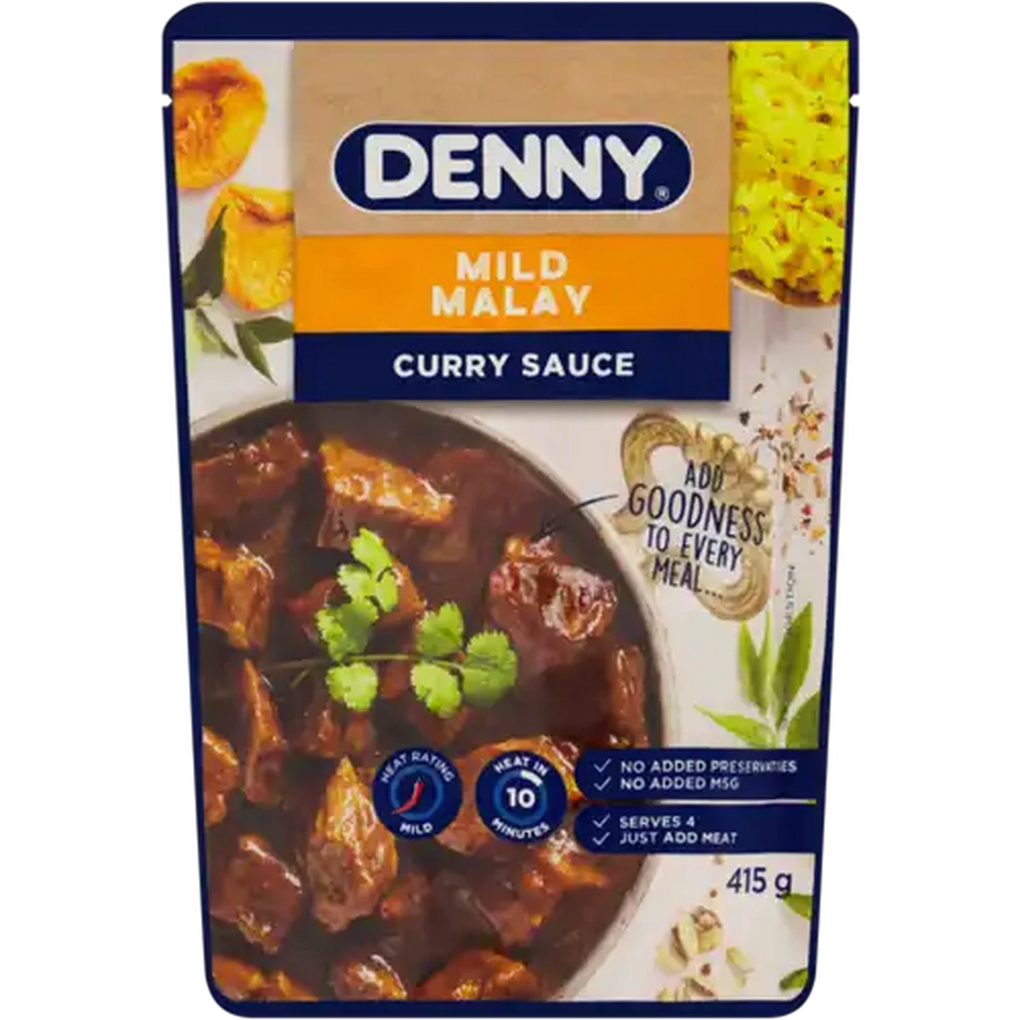 Image of DENNY Mild Malay Instant Curry Cook-In-Sauce 415g