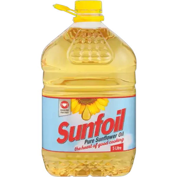 Sunfoil Pure Sunflower Seed Oil 5L