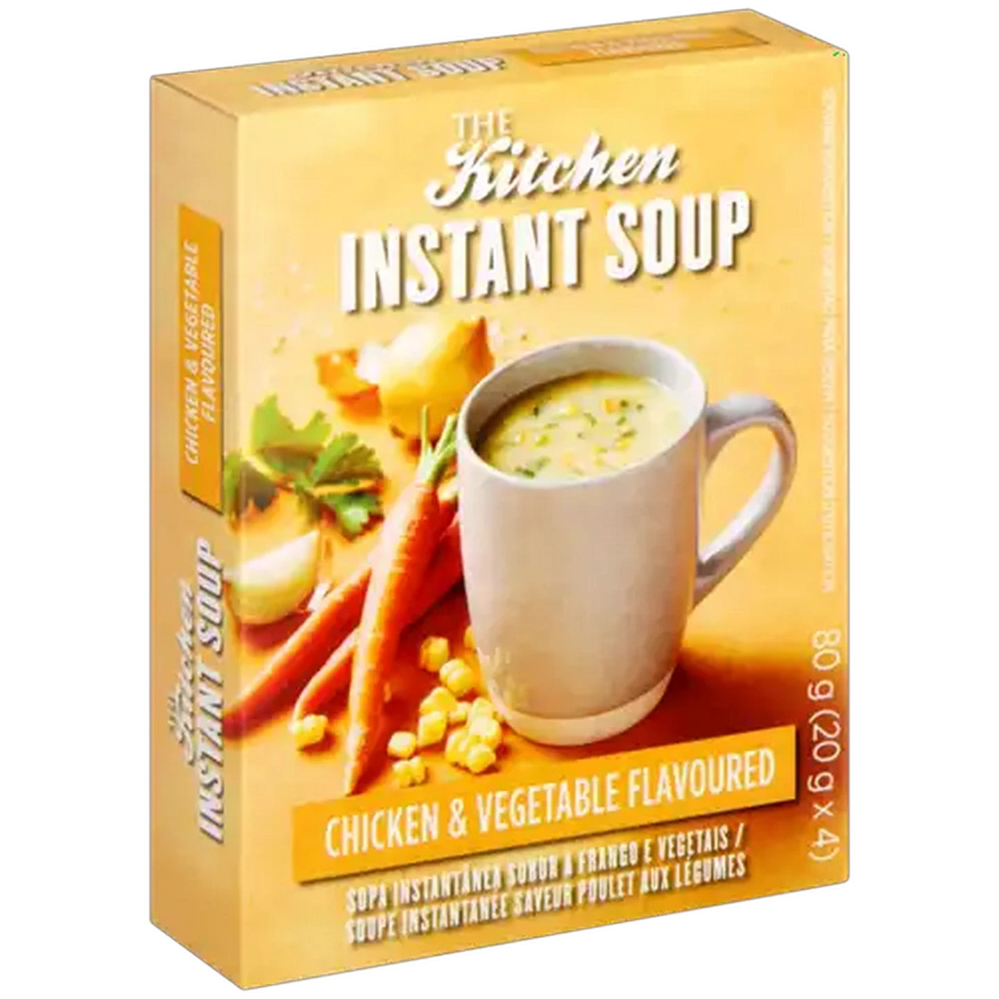 Image of The Kitchen Chicken & Vegetable Flavoured Instant Soup 3 Pack 80g