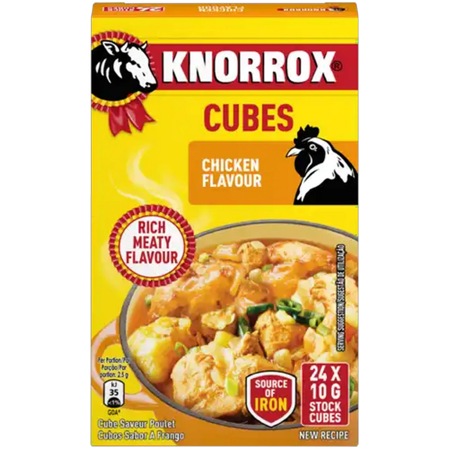 Image of Knorrox Chicken Flavoured Stock Cubes 24 x 10g