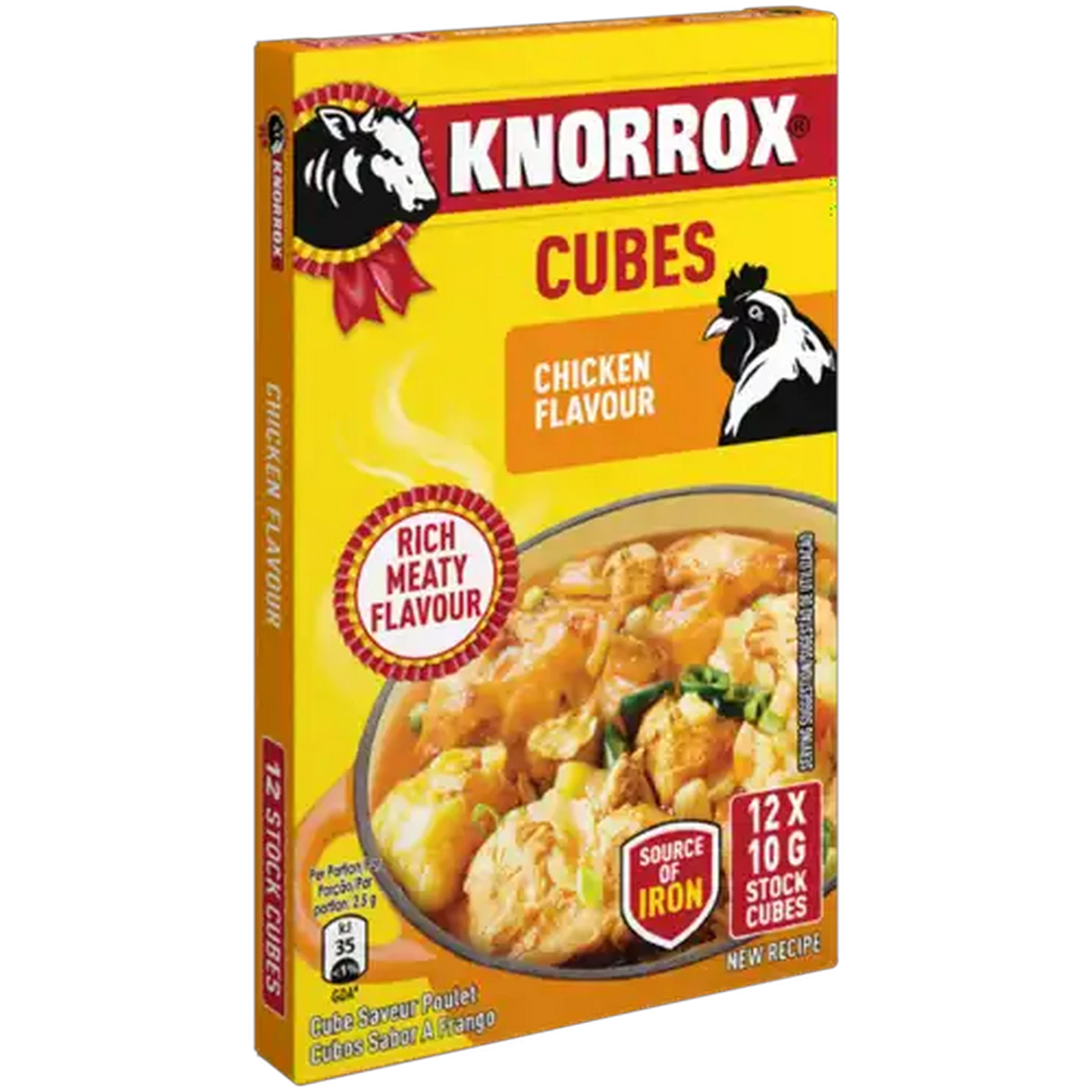 Image of Knorrox Chicken Flavoured Stock Cubes 12 x 10g