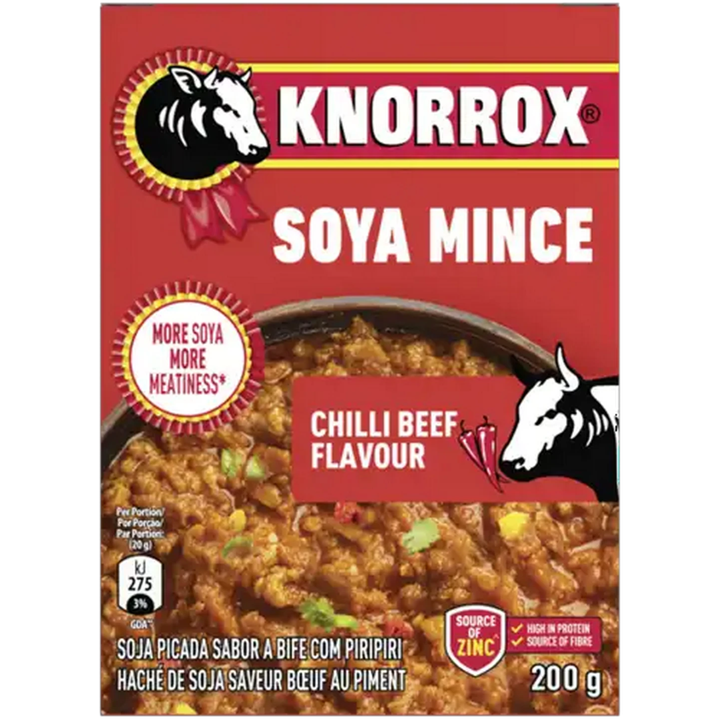Image of Knorrox Chilli Beef Flavour Thickening Soya Mince 200g