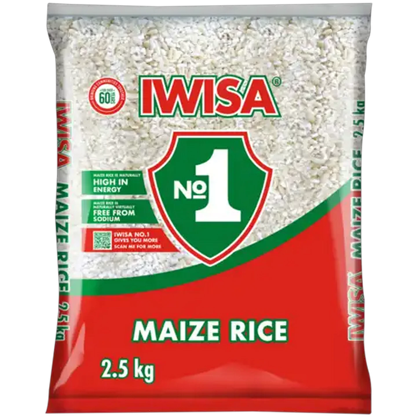 Image of Iwisa No. 1 Maize Rice 2.5kg