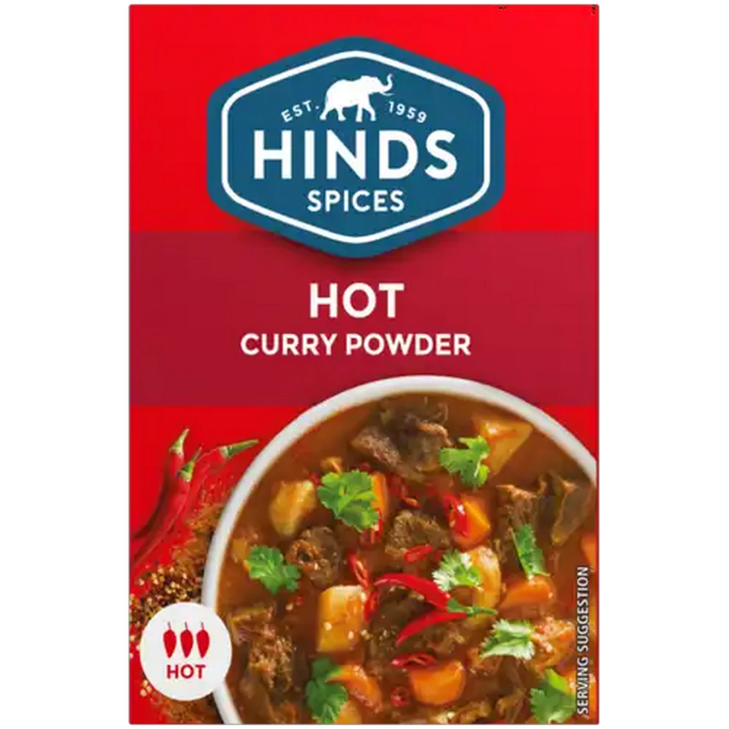 Image of Hinds Spices Hot Curry Powder 100g