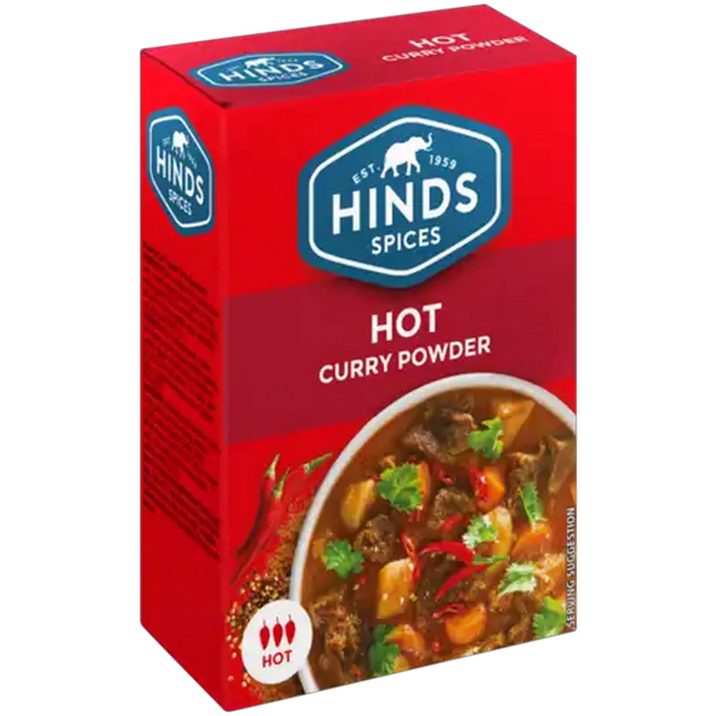 Image of Hinds Spices Hot Curry Powder 100g