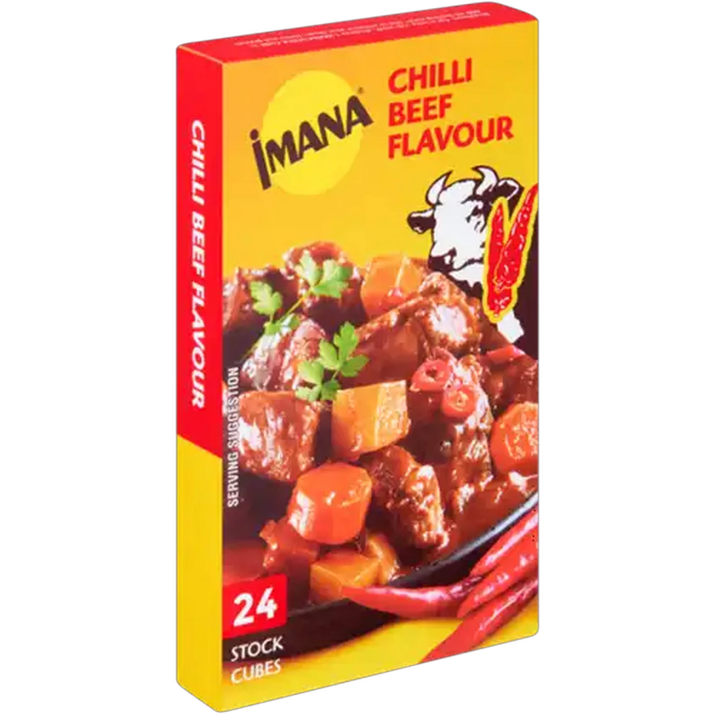 Image of Imana Chilli Beef Flavour Stock Cubes 24 Pack
