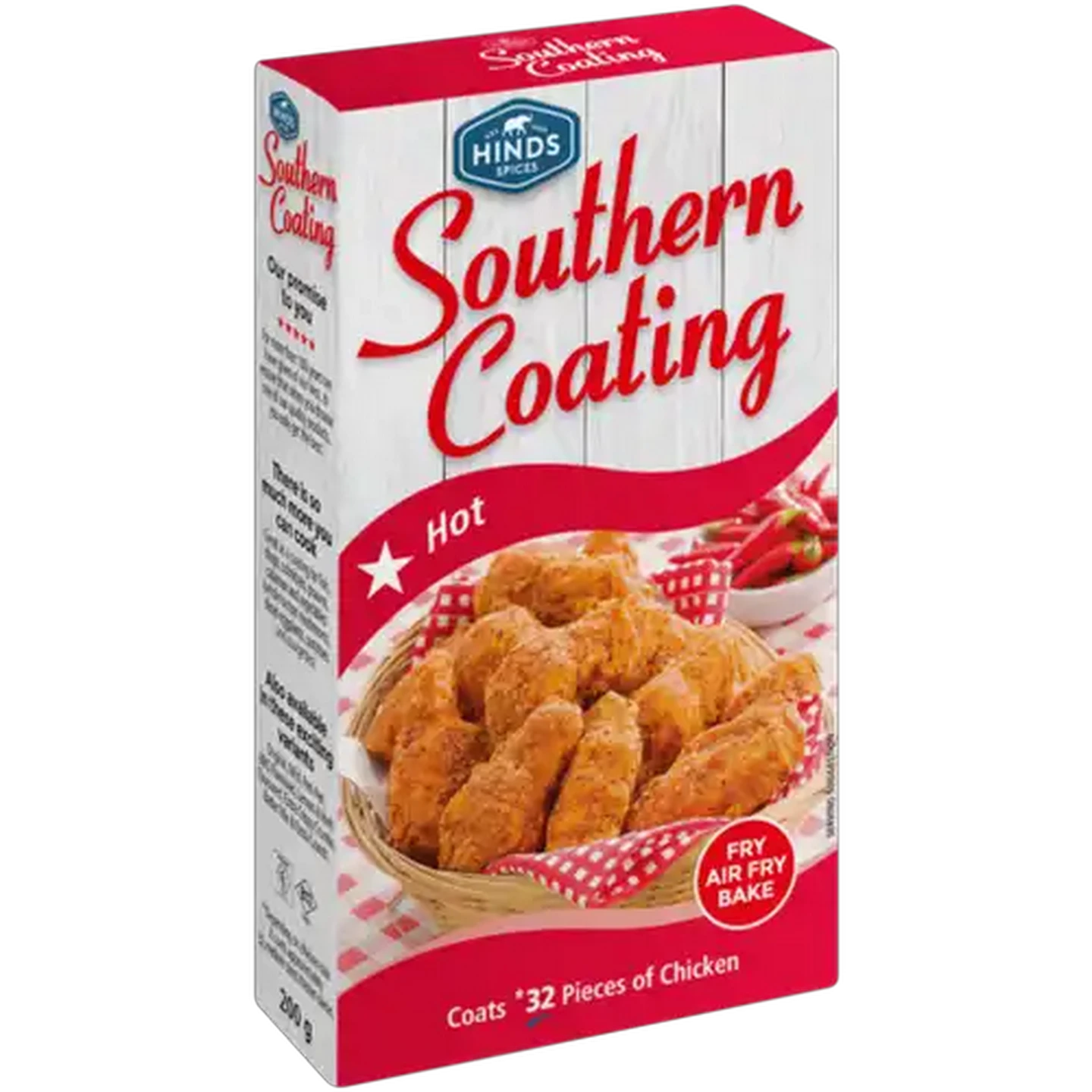 Image of Hinds Spices Hot Southern Coating 200g