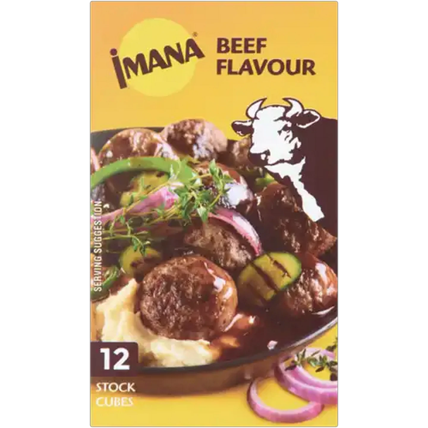 Image of Imana Beef Flavour Stock Cubes 12 Pack