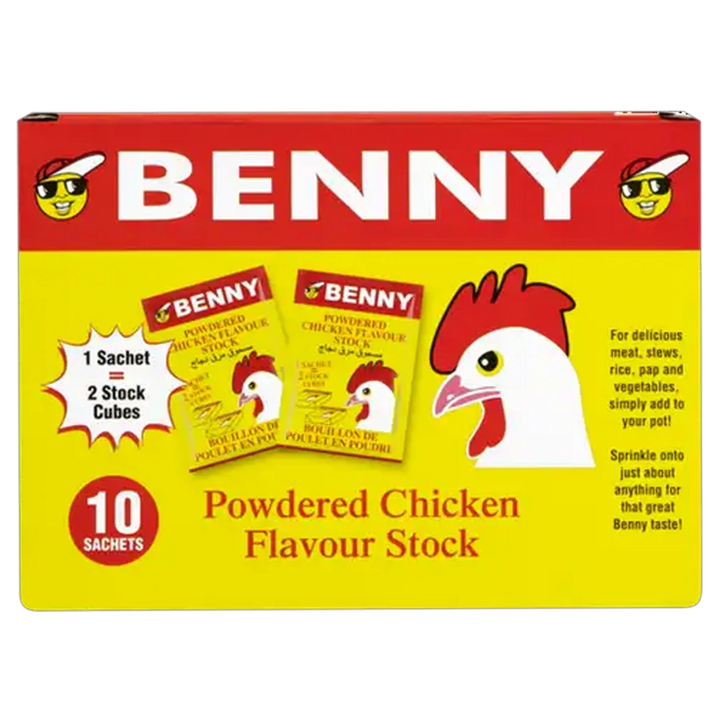 Image of Benny Powdered Chicken Flavoured Stock 10 Pack