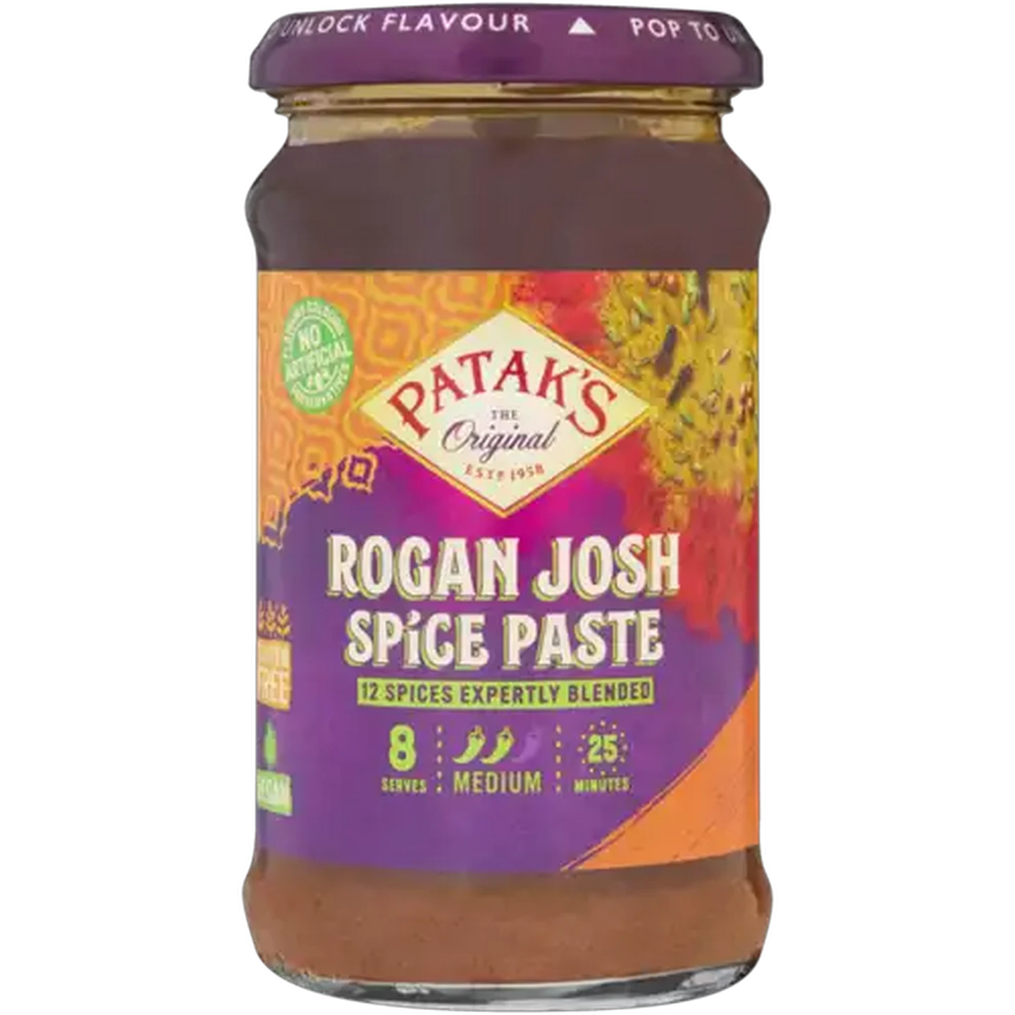 Image of Patak's Rogan Josh Spice Paste 283g