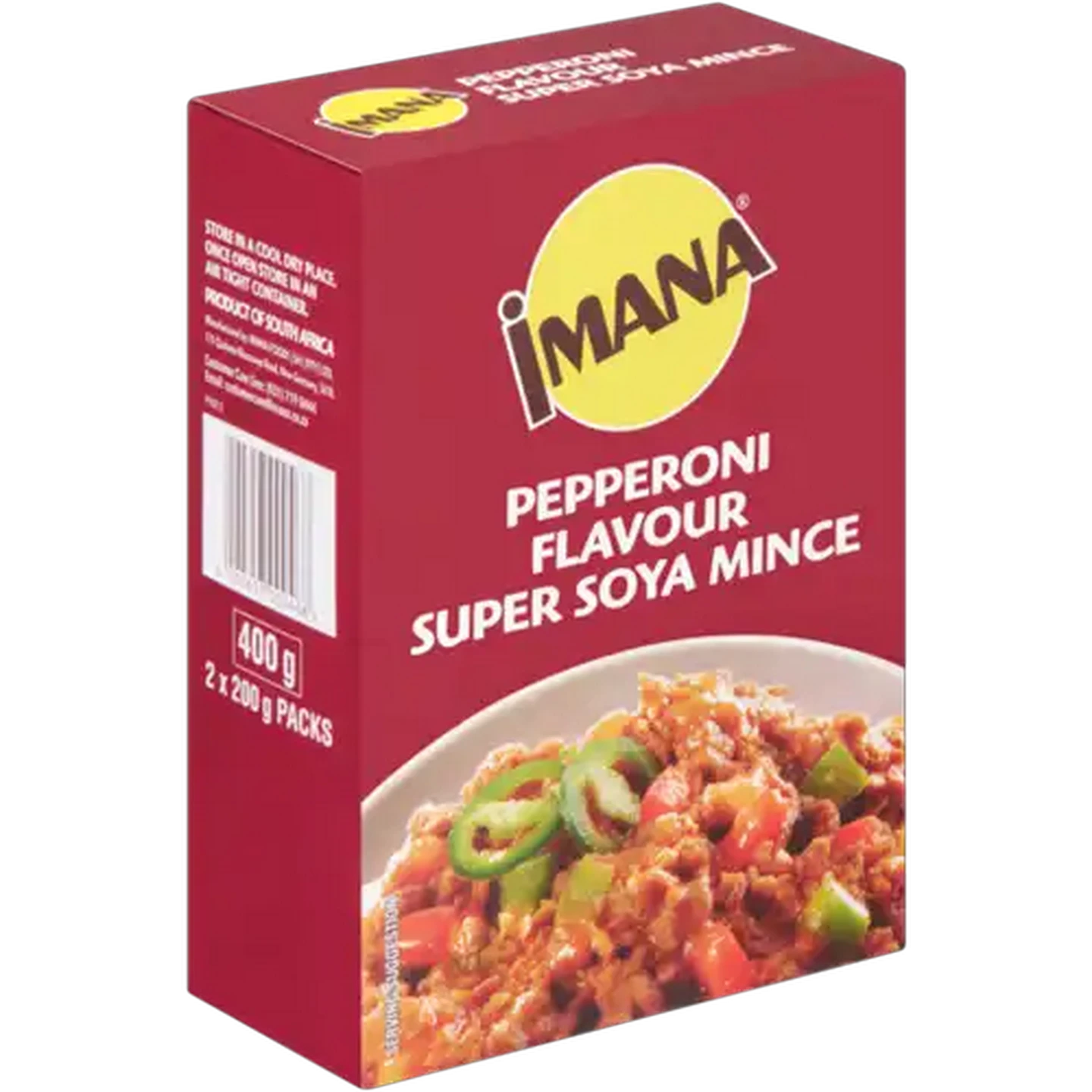 Image of Imana Pepperoni Flavour Super Soya Mince 2 x 200g