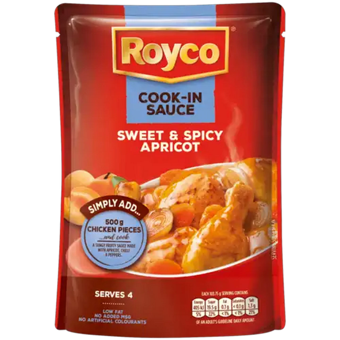 Image of Royco Sweet & Spicy Apricot Cook-In Sauce 415g