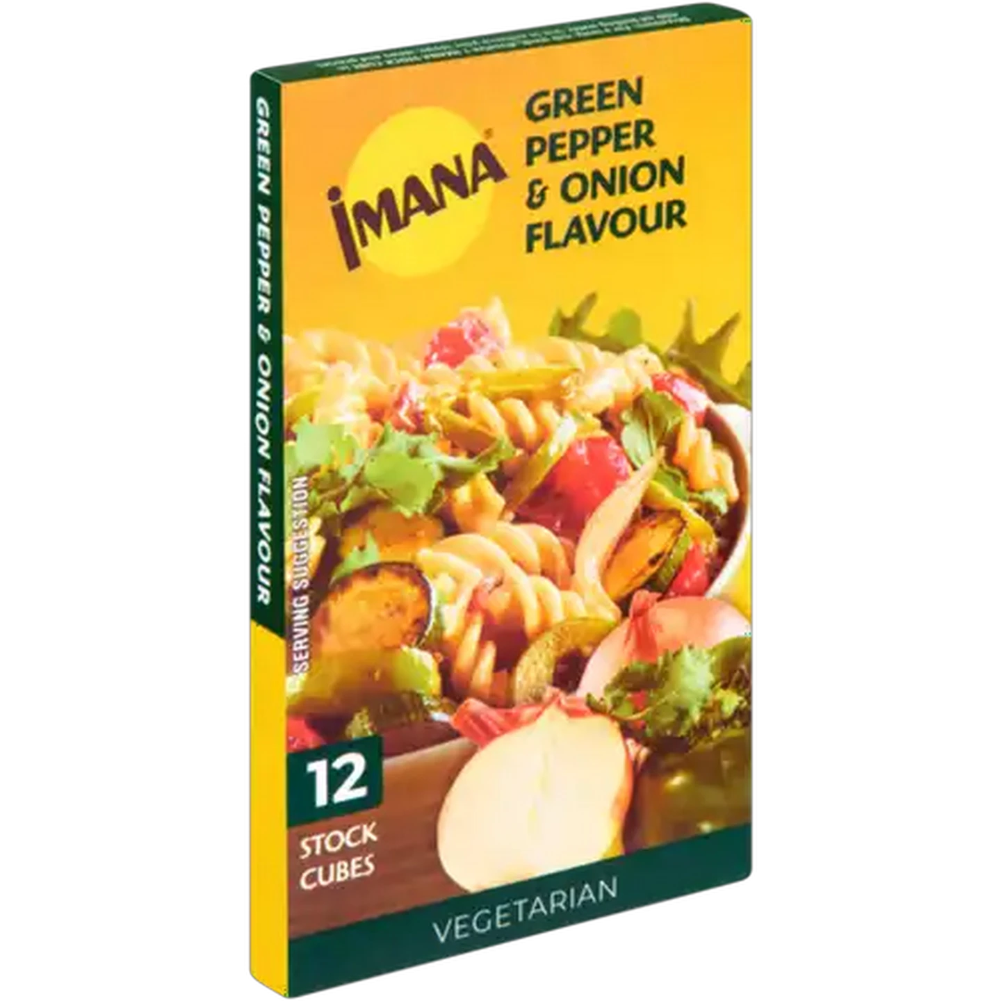 Image of Imana Super Stock Green Pepper & Onion Flavoured Cubes 12 Pack