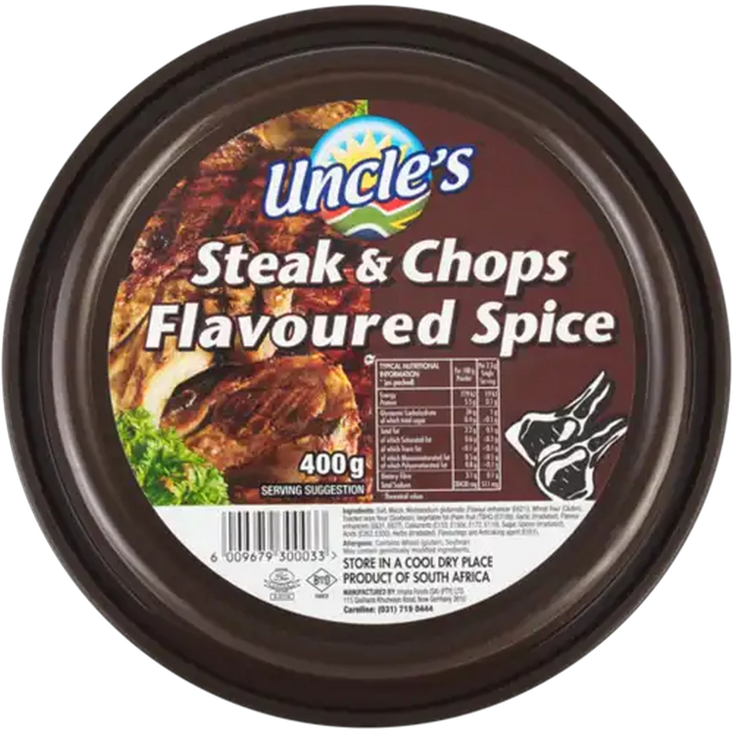 Image of Uncle's Steak & Chops Flavoured Spice 400g