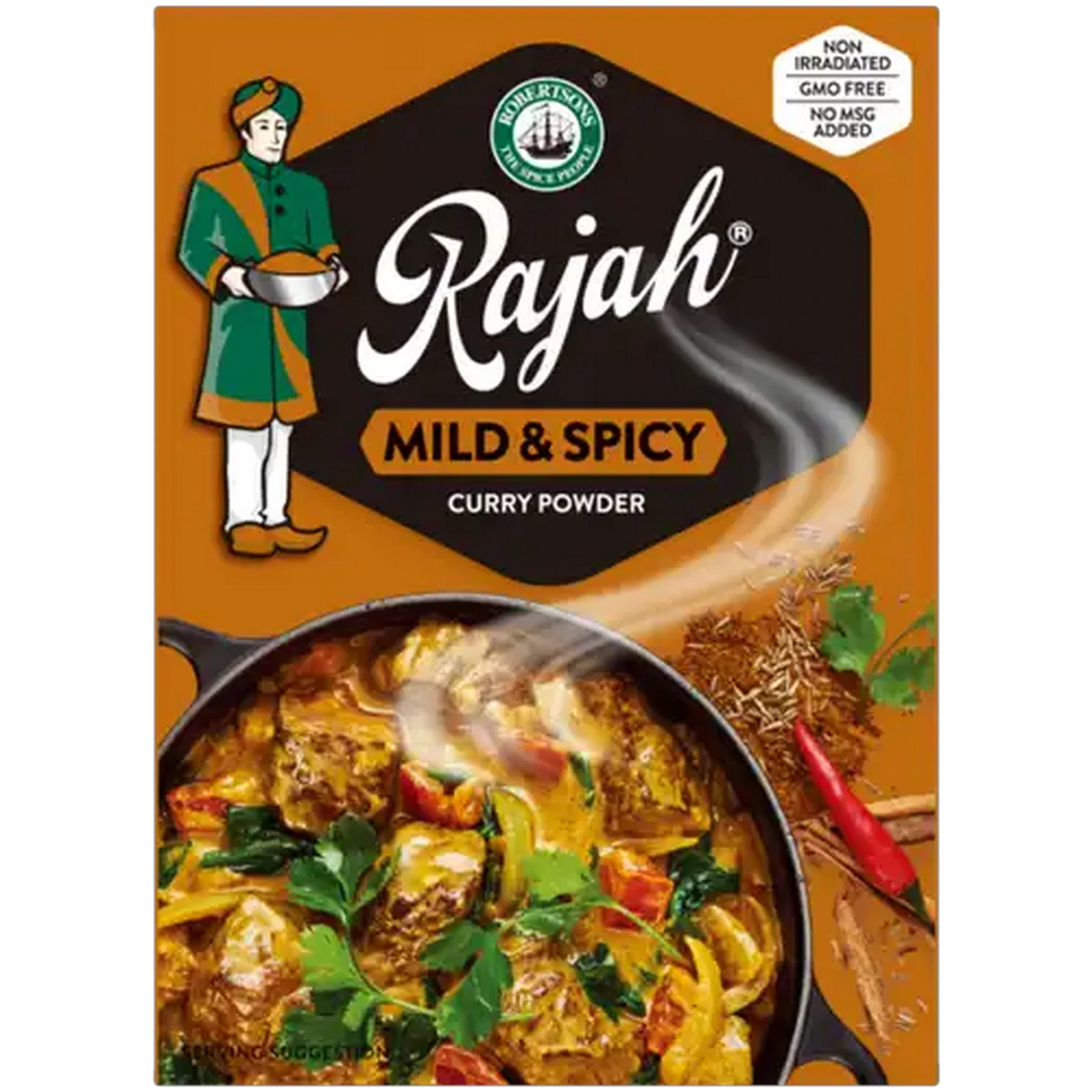 Image of Rajah Mild & Spicy Curry Powder Box 100g