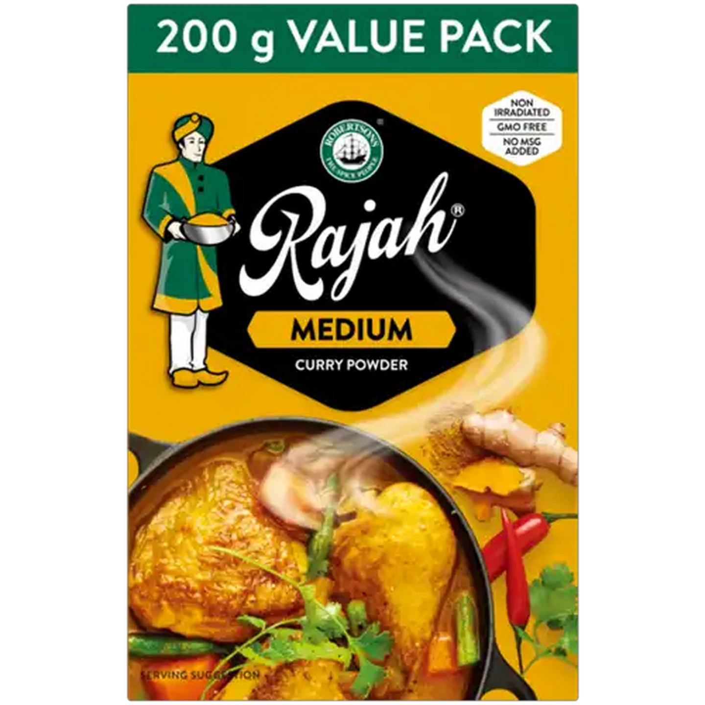 Image of Rajah Medium Curry Powder Value Pack 200g