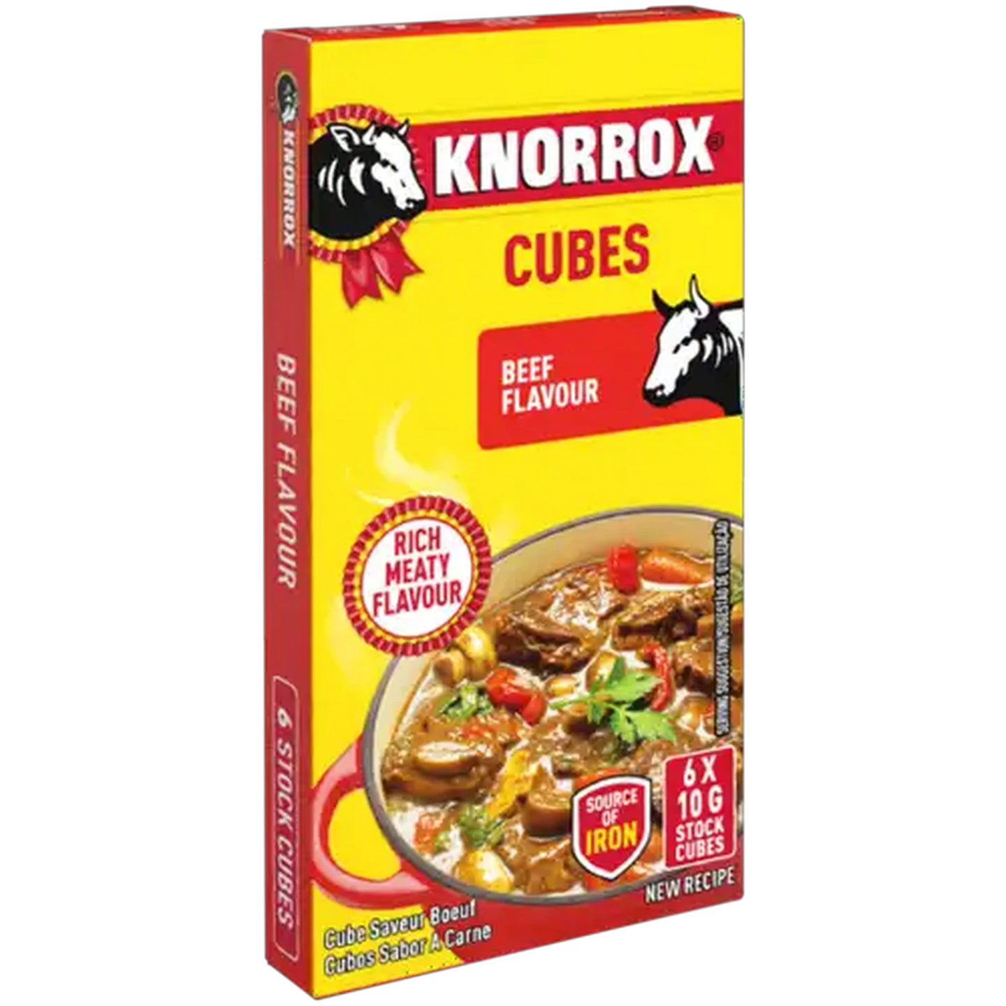Image of Knorrox Beef Flavoured Stock Cubes 6 x 10g