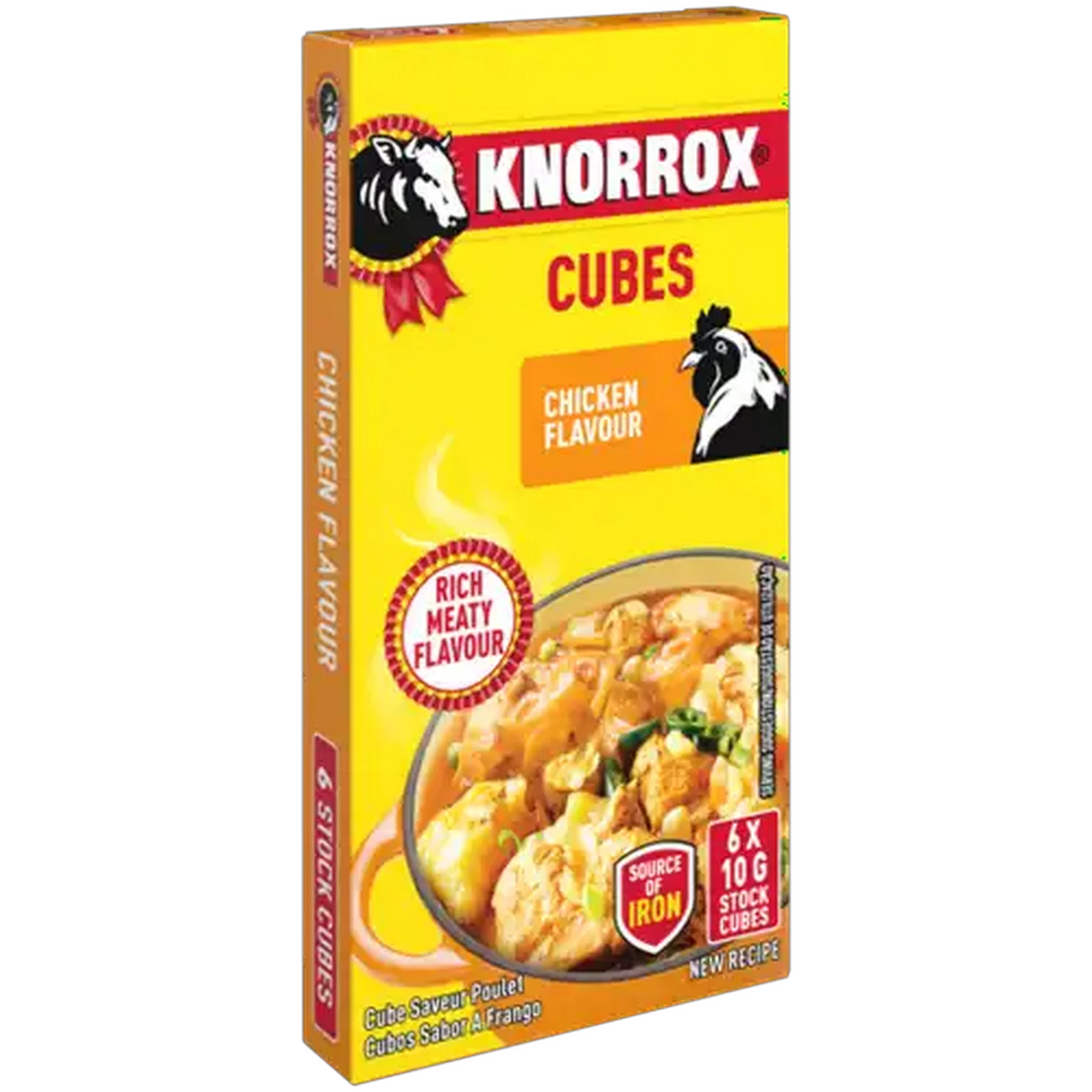 Image of Knorrox Chicken Flavoured Stock Cubes 6 x 10g