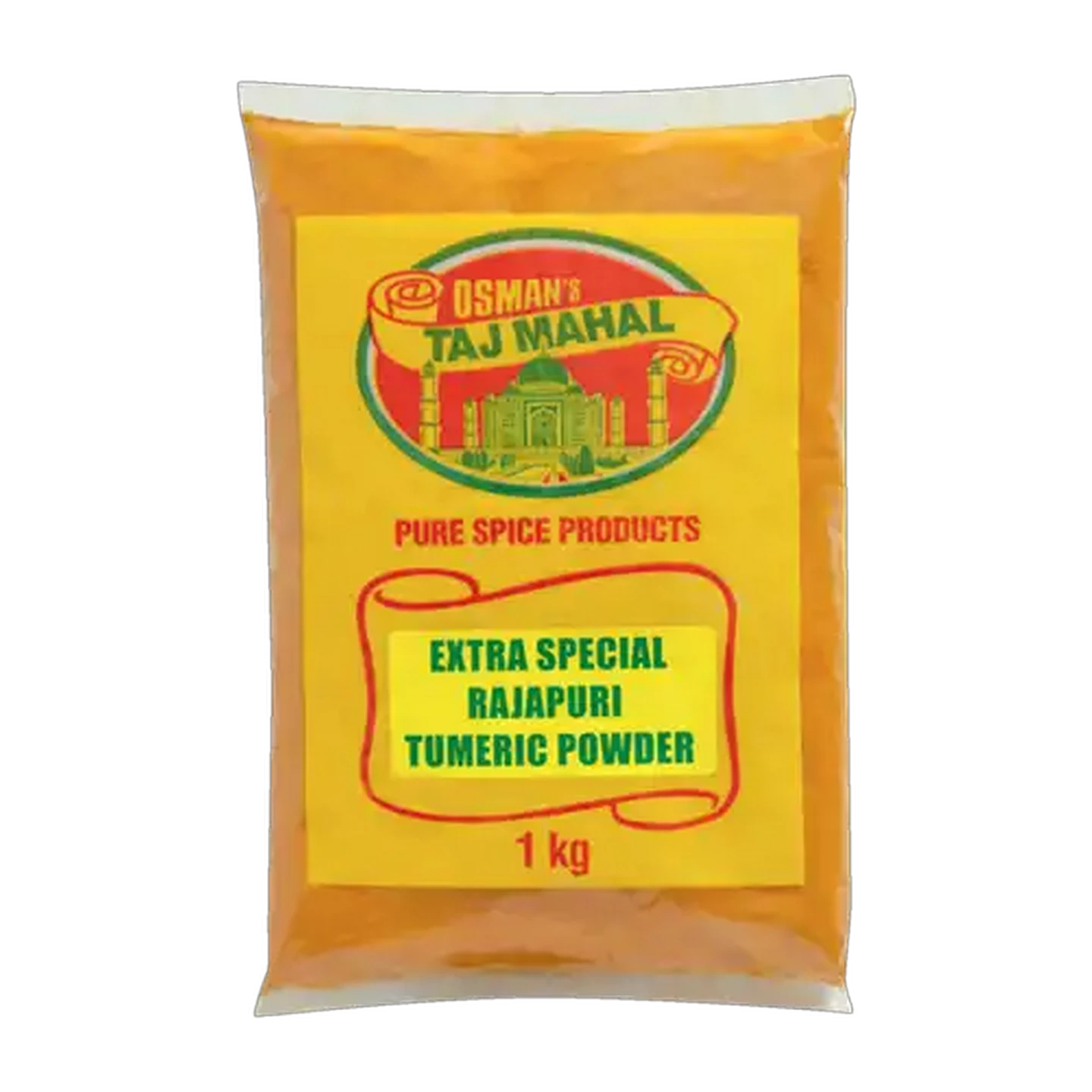 Image of Osman's Taj Mahal Extra Special Rajapuri Turmeric Powder 1kg Bag