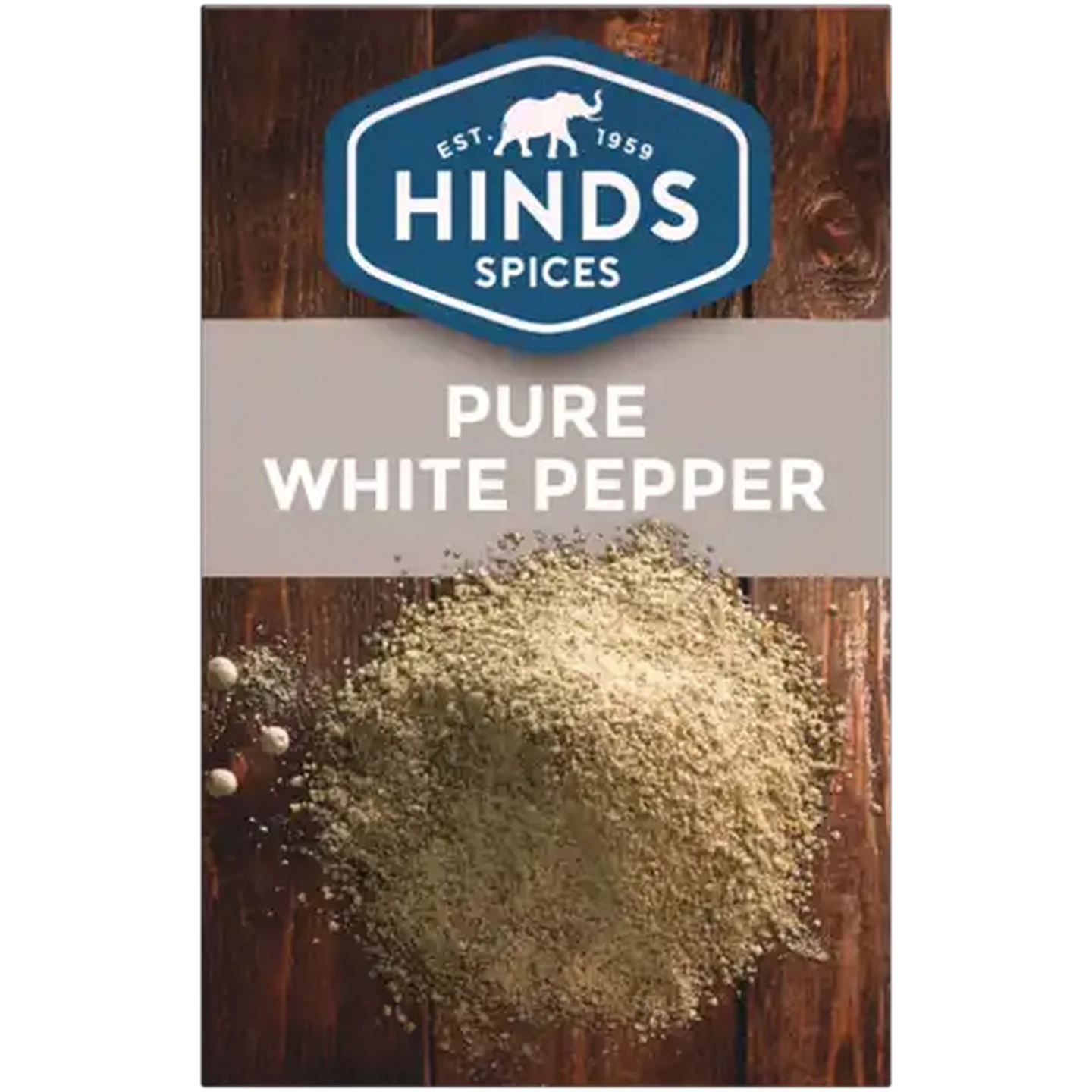 Image of Hinds Spices Pure White Pepper 50g
