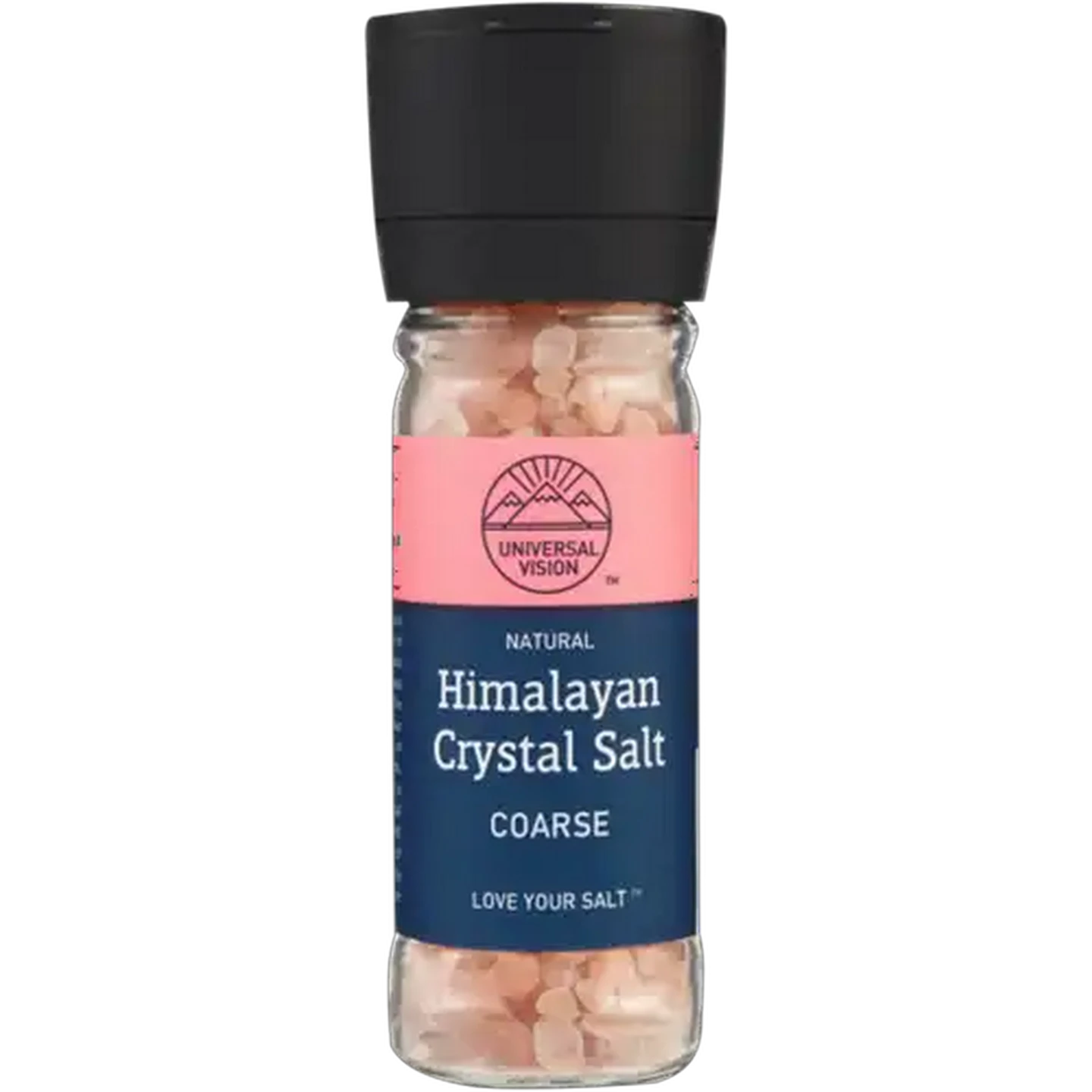Image of Universal Vision Coarse Himalayan Crystal Salt Grinder 100g