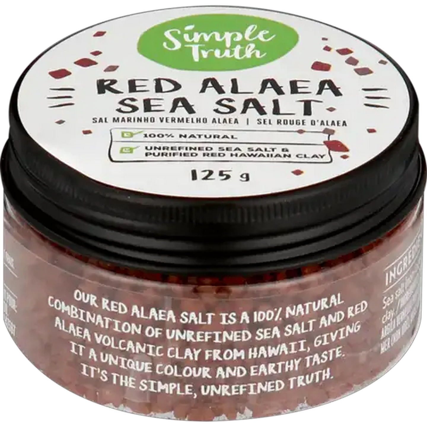 Image of Simple Truth Red Alaea Sea Salt 125g