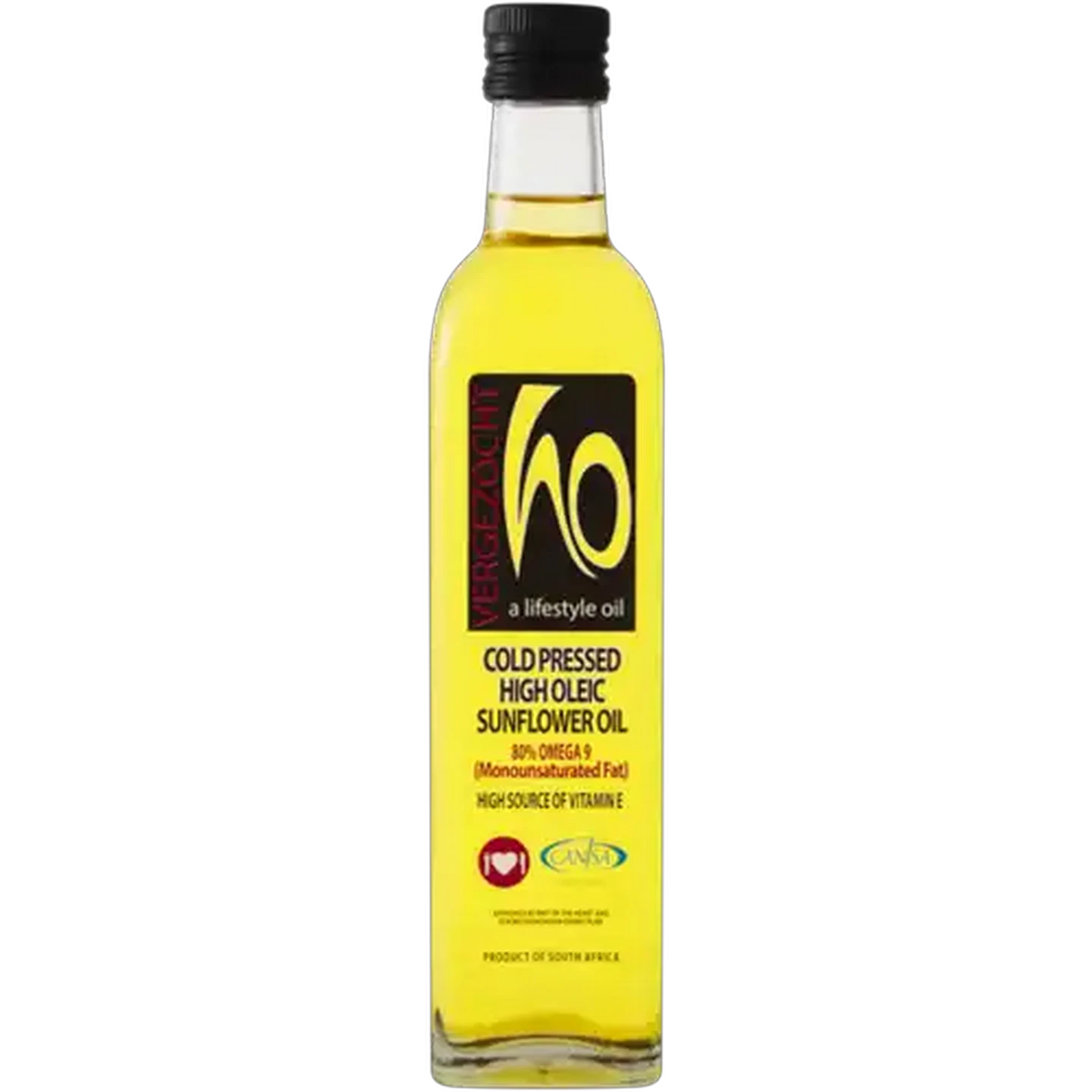 Image of Vergezocht Cold Pressed Sunflower Oil Bottle 500ml