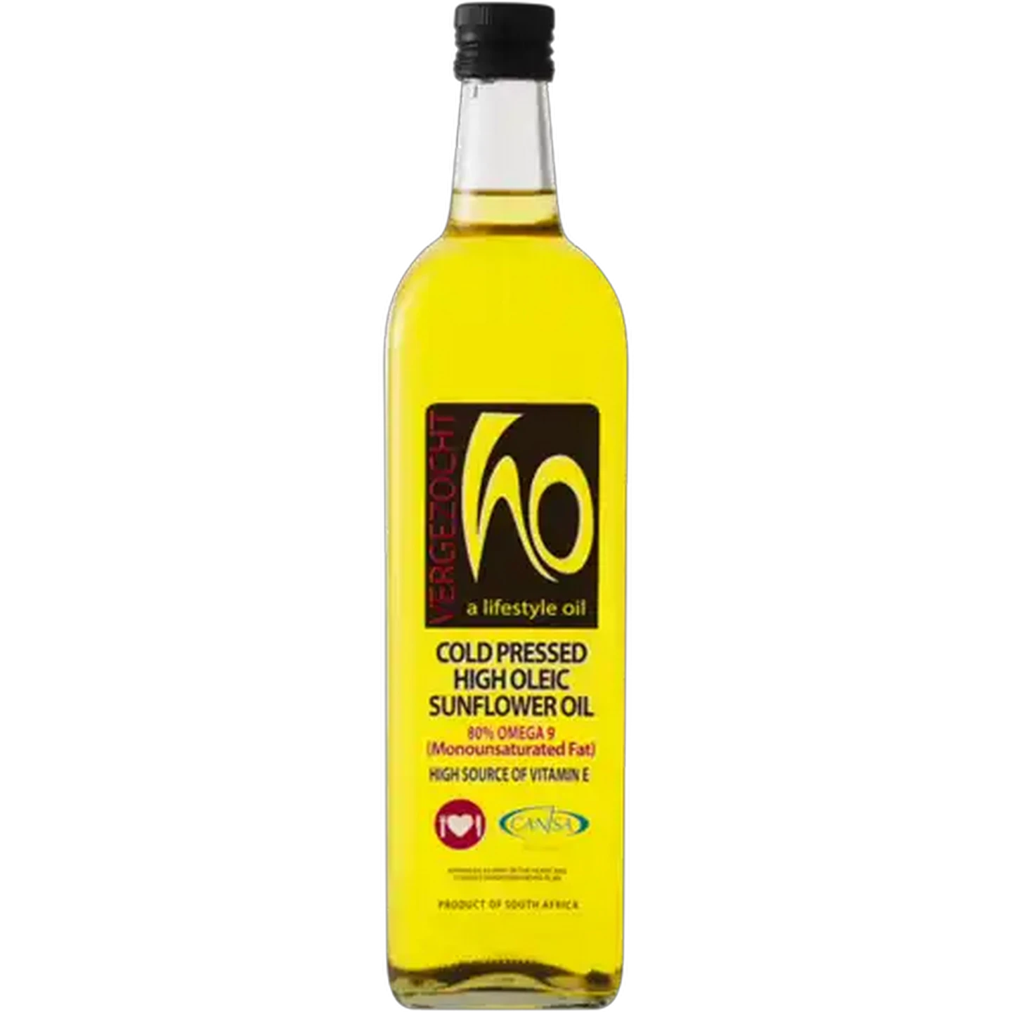 Image of Vergezocht Cold Pressed High Oleic Sunflower Oil 1L