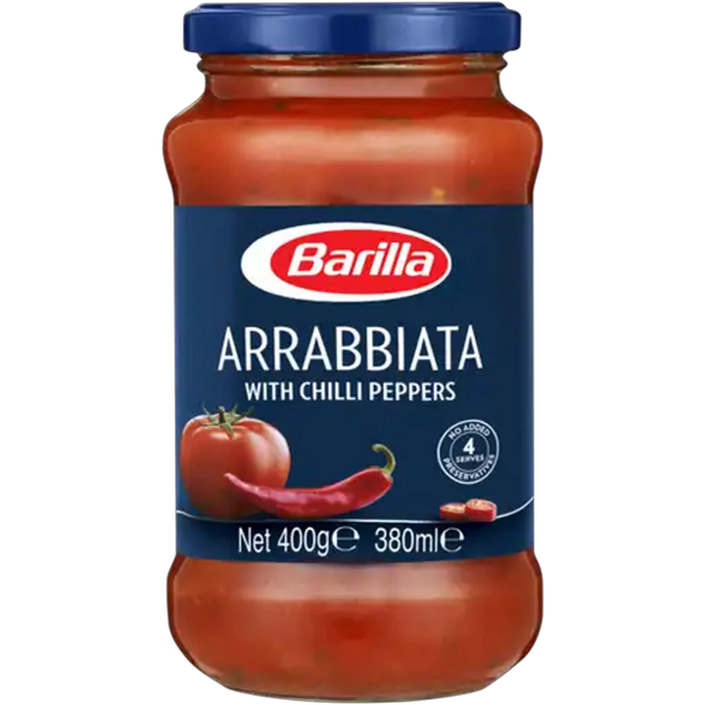 Image of Barilla Arrabbiata with Chilli Peppers Pasta Sauce 400g