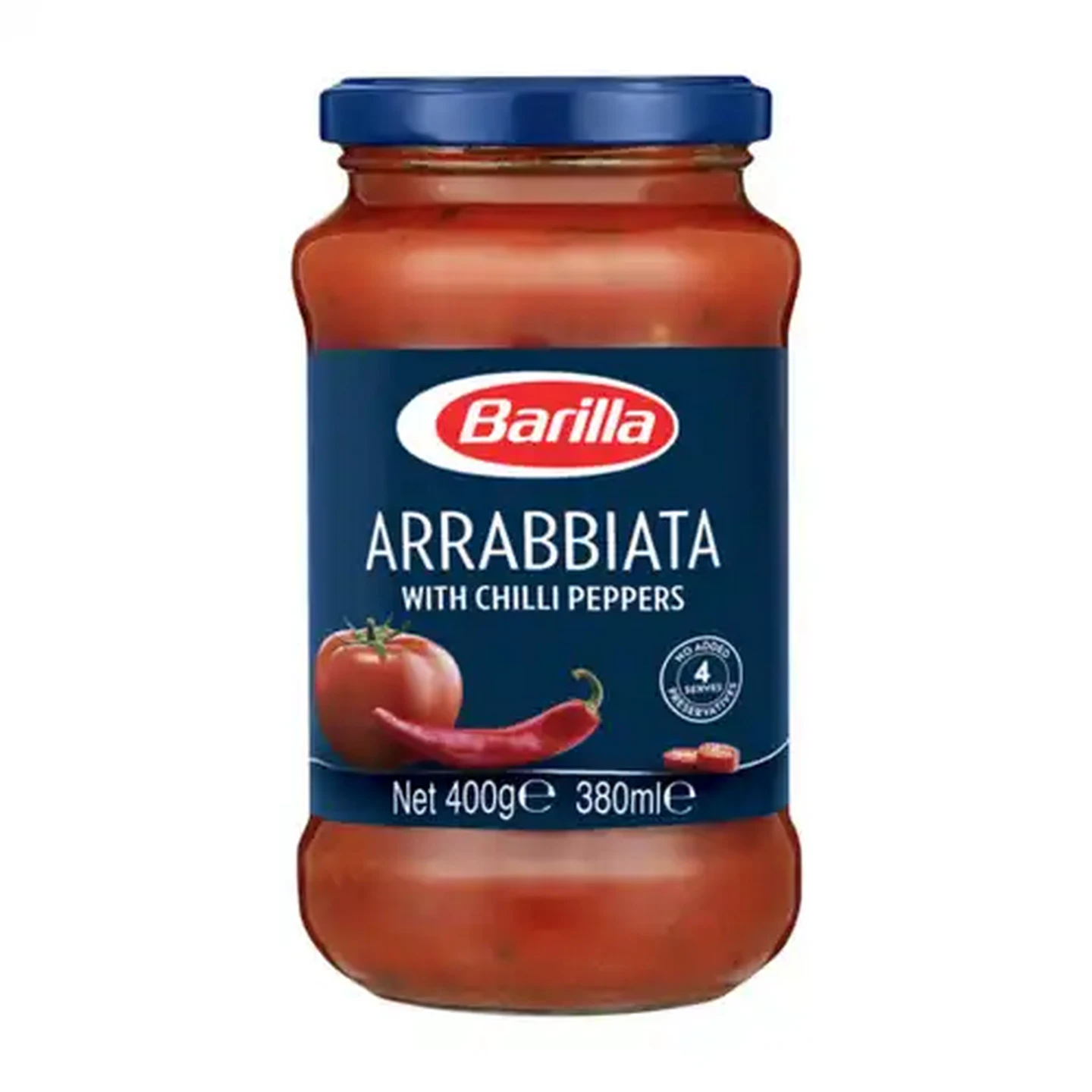 Image of Barilla Arrabbiata with Chilli Peppers Pasta Sauce 400g