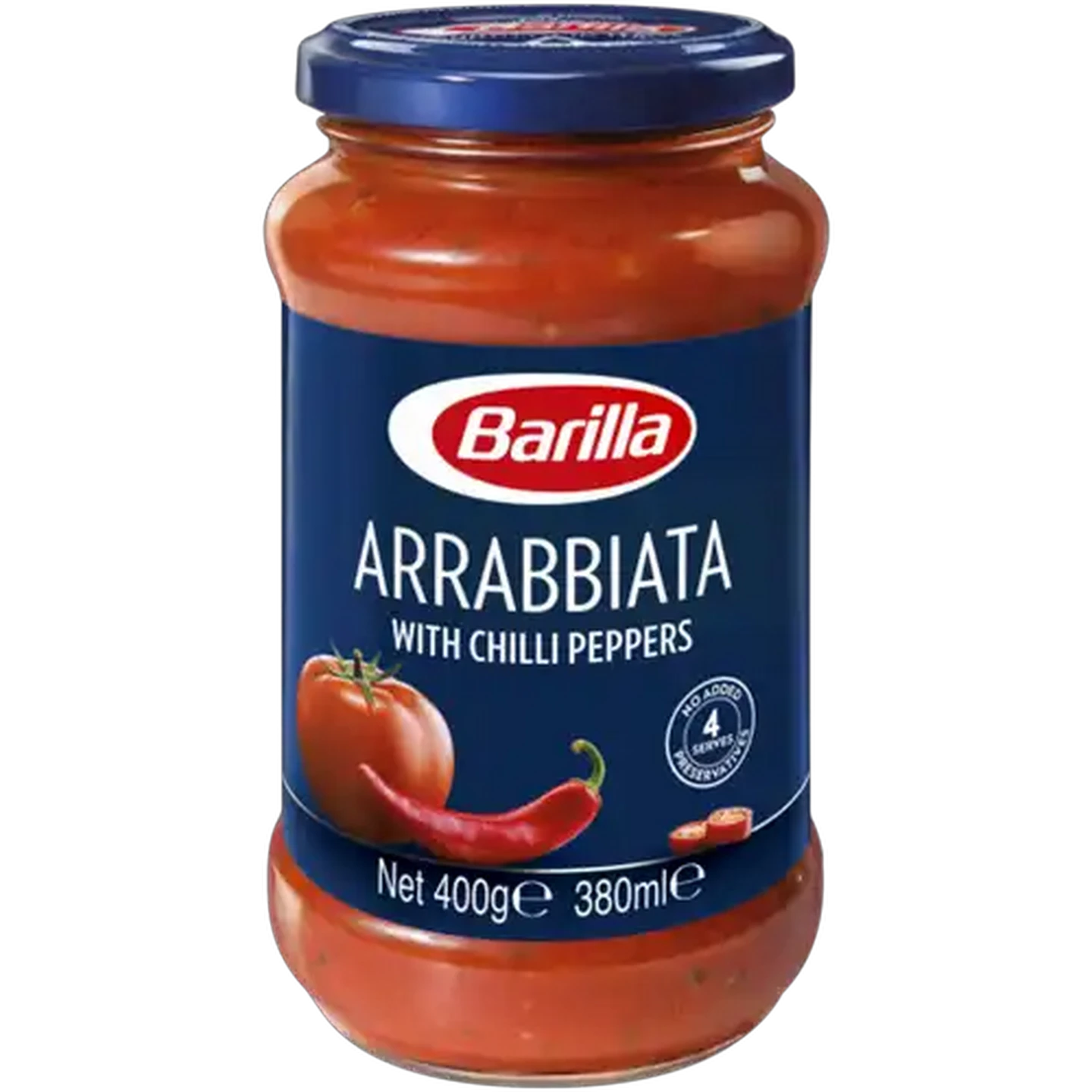 Image of Barilla Arrabbiata with Chilli Peppers Pasta Sauce 400g