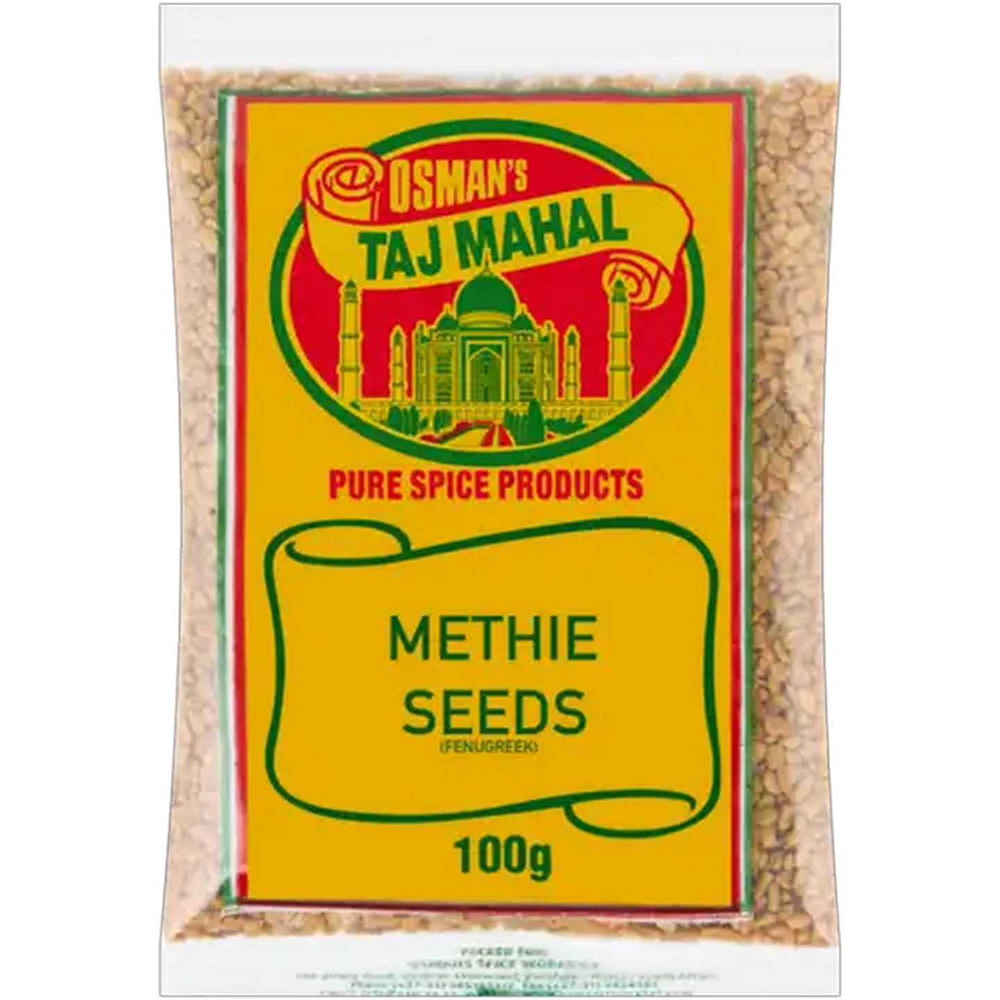 Image of Osman's Taj Mahal Methie Seeds (Fenugreek) 100g