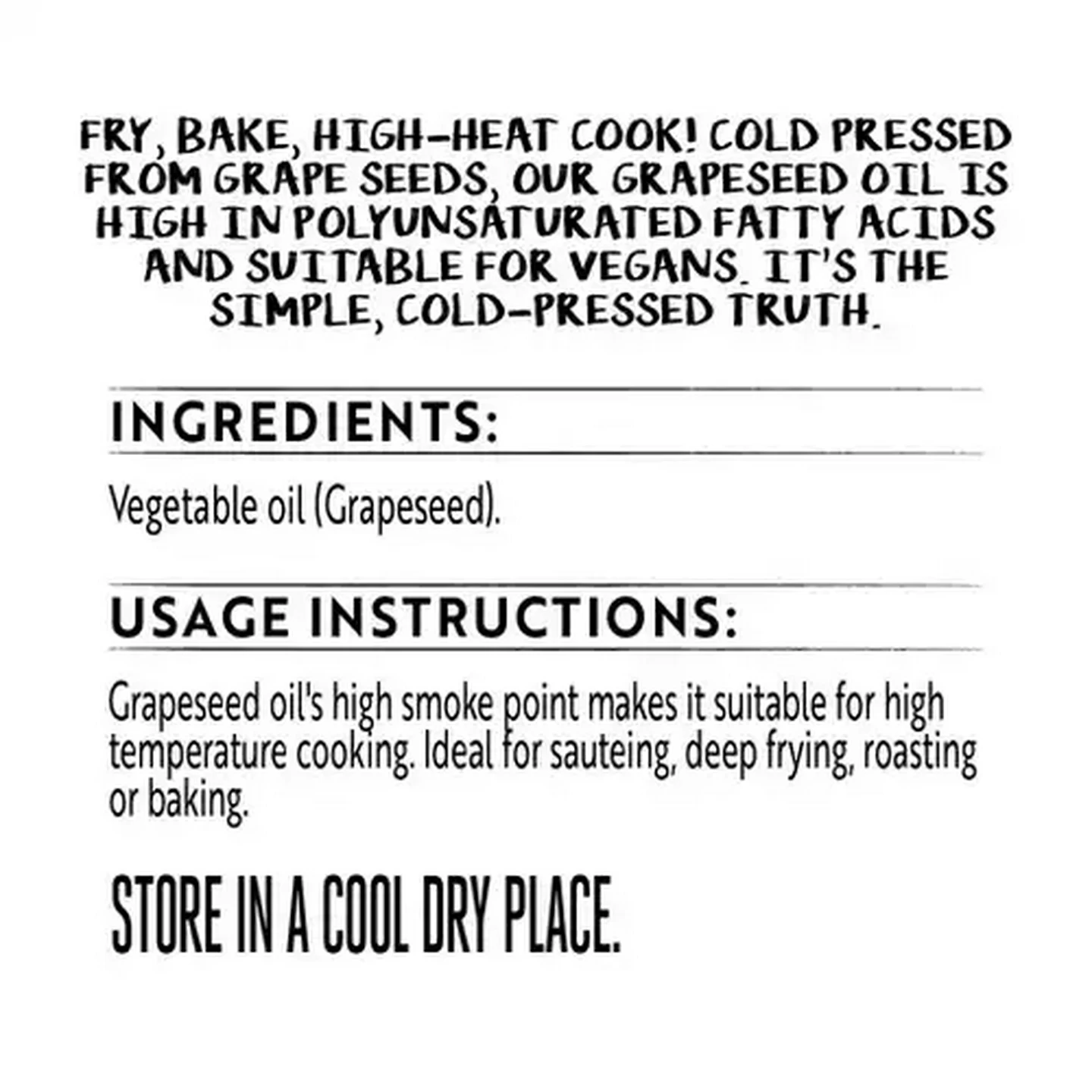 Image of Simple Truth Cold-Pressed Grapeseed Oil 250ml
