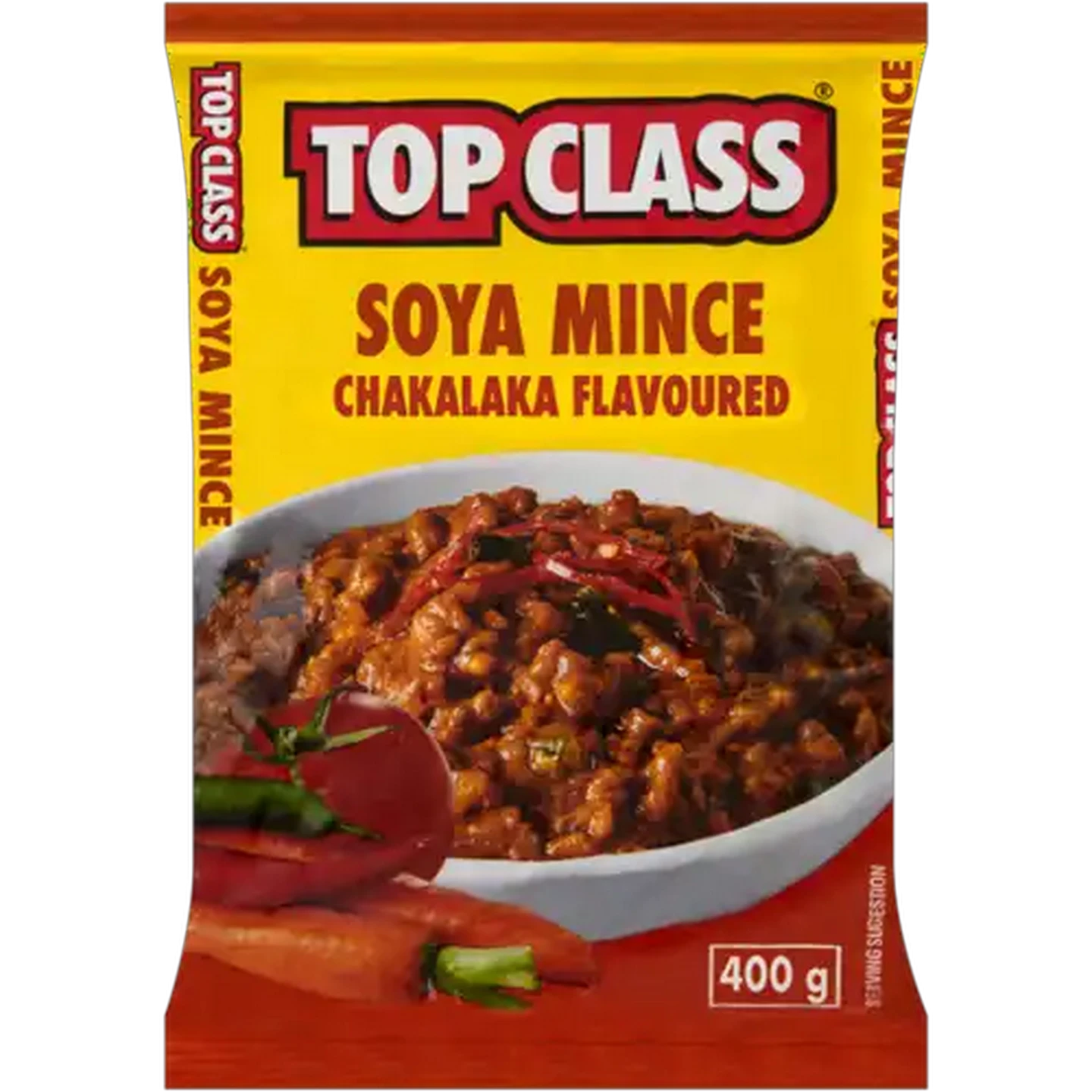 Image of Top Class Chakalaka Flavoured Soya Mince 400g