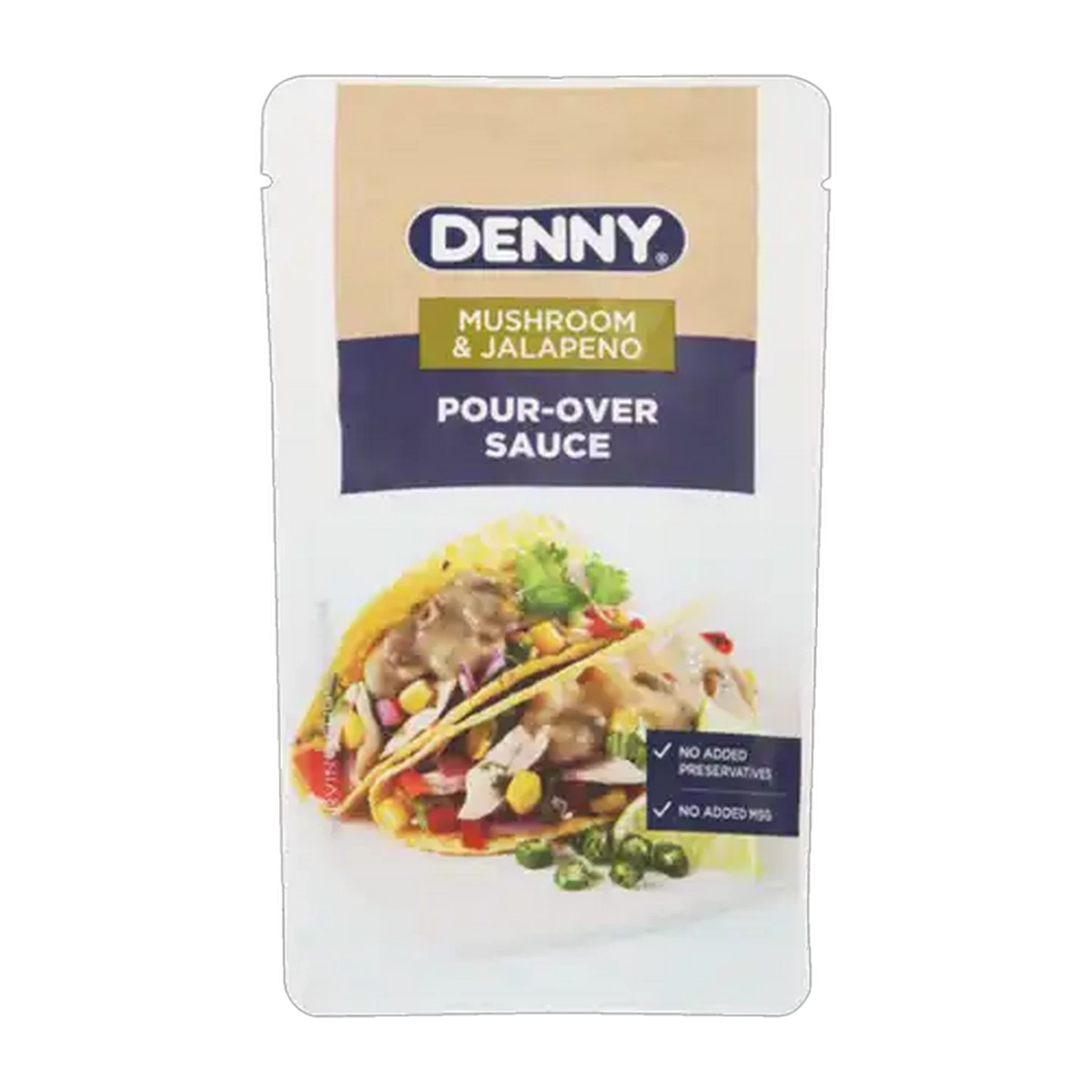 Image of DENNY Mushroom & Jalapeno Pour Over Sauce 200g Bag