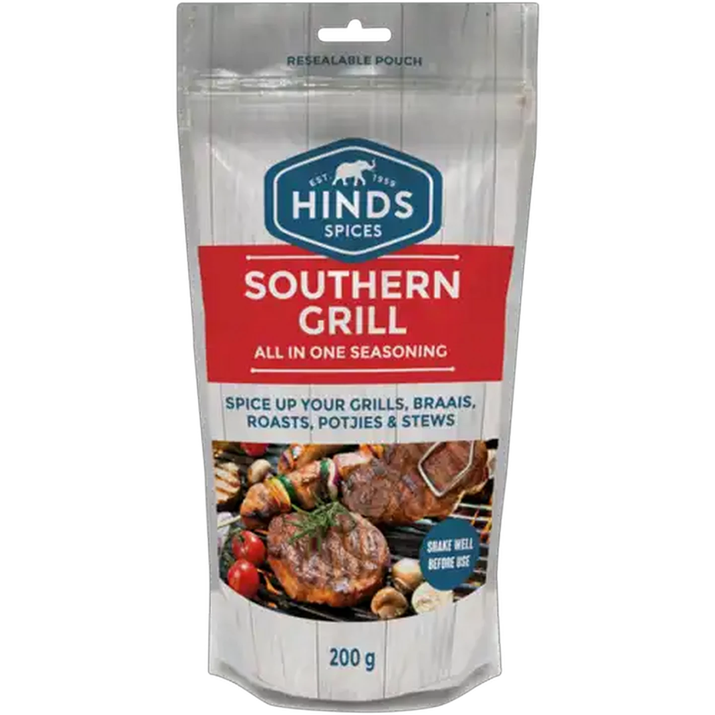 Image of Hinds Spices Southern Grill All in One Seasoning 200g
