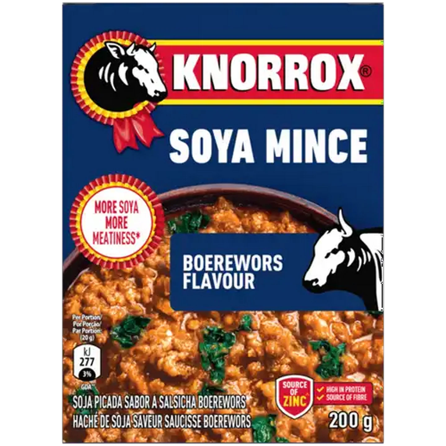 Image of Knorrox Boerewors Flavoured Soya Mince 200g