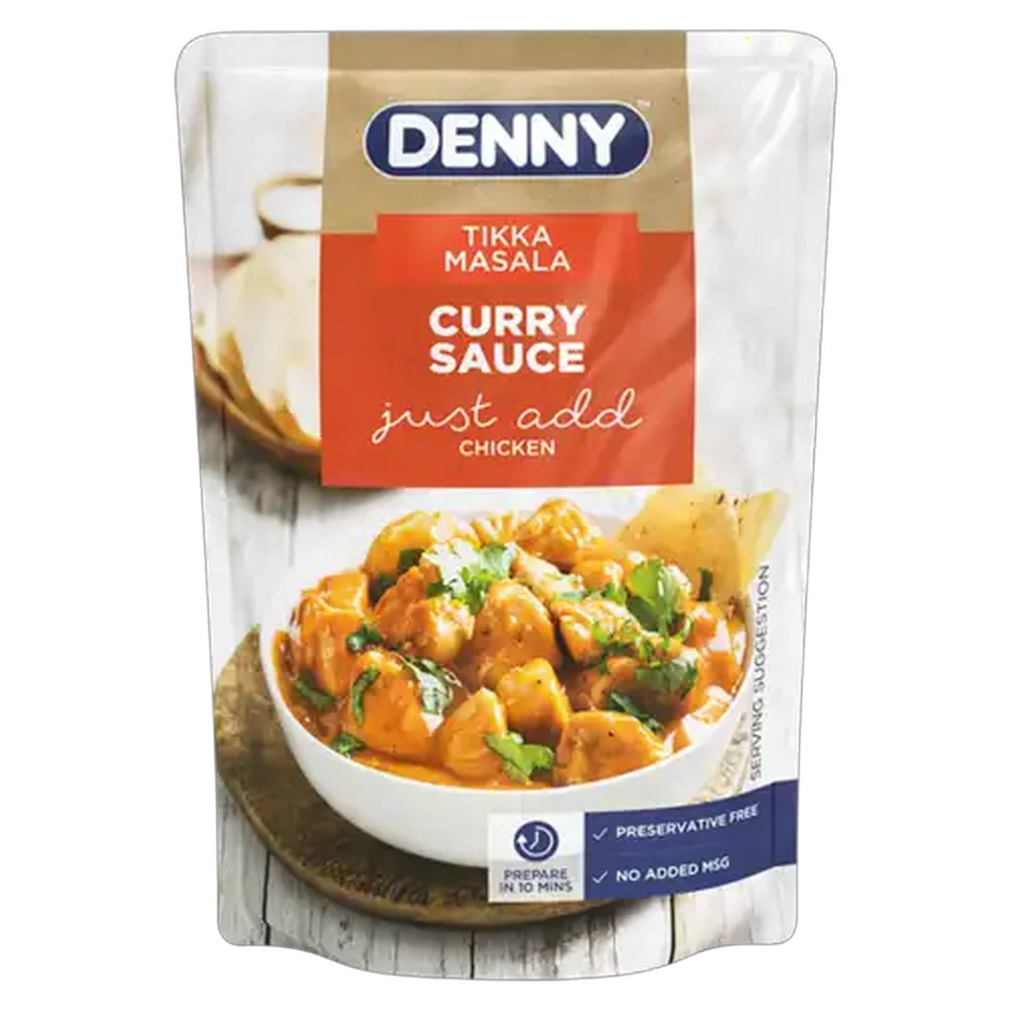 Image of DENNY Tikka Masala Flavoured Chicken Curry Sauce Pouch 415g